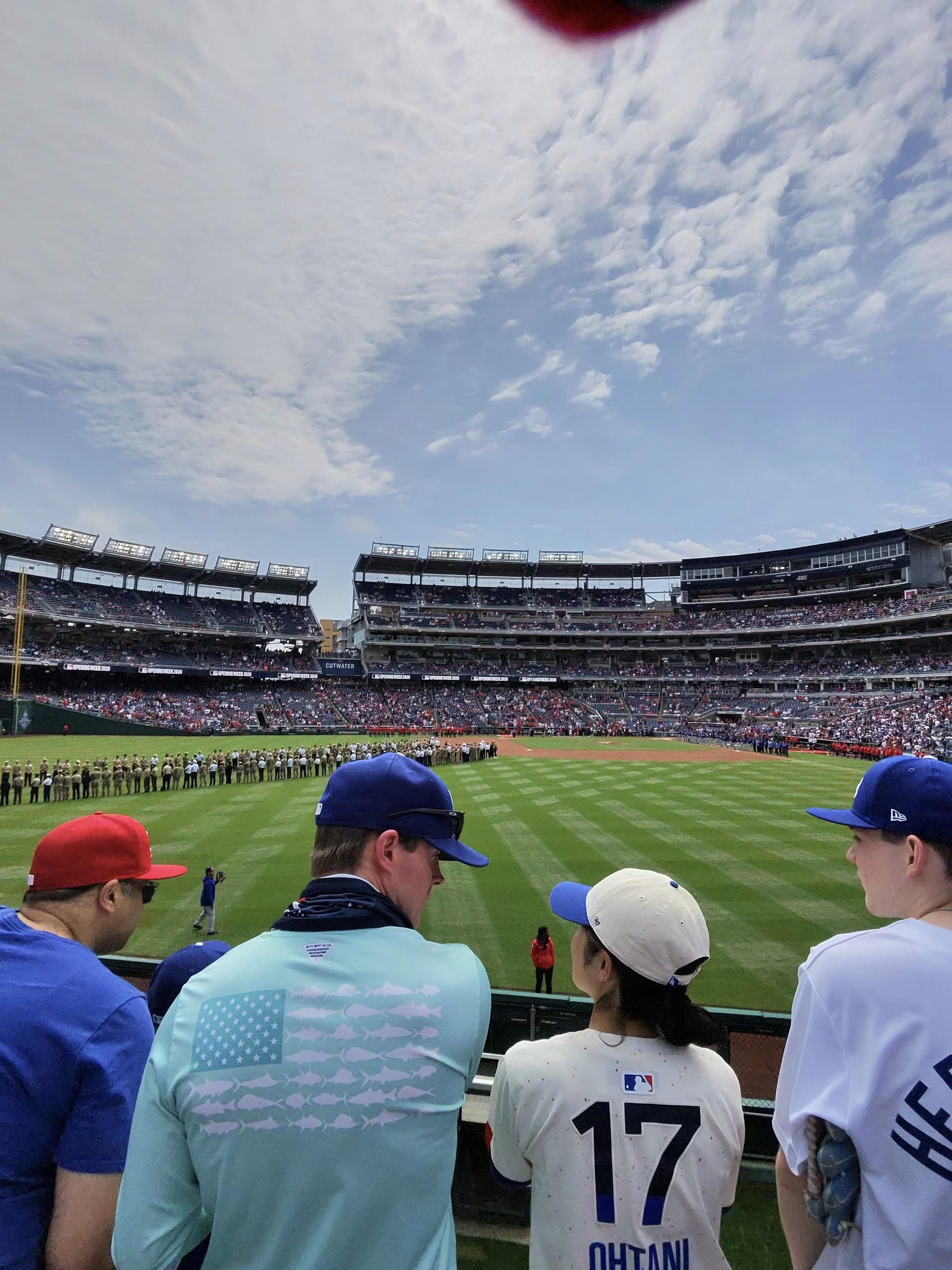 Real Fan View taken from Section 102 at Nationals Park by David S