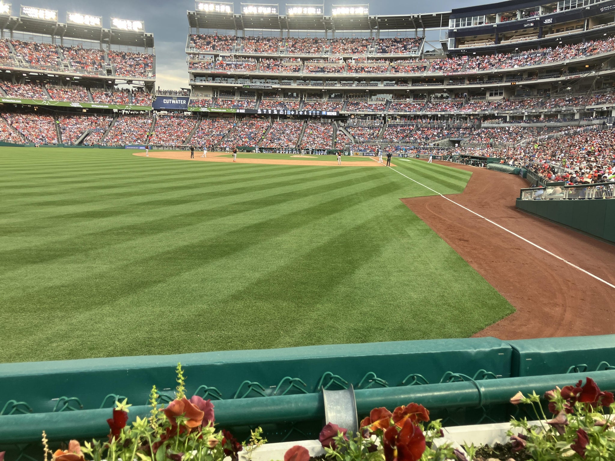 Real Fan View taken from Section 106 at Nationals Park by David H