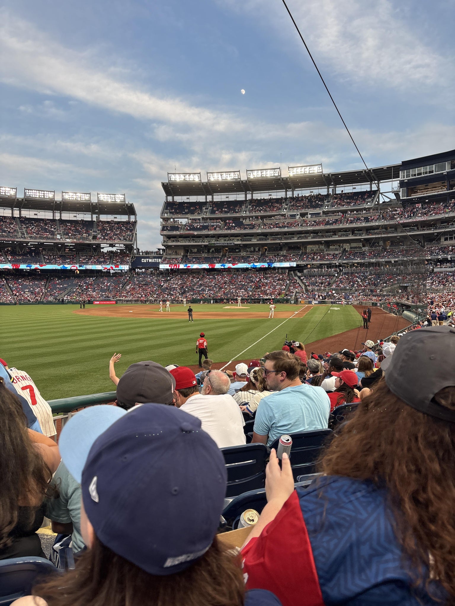 Real Fan View taken from Section 108 at Nationals Park by Chris M