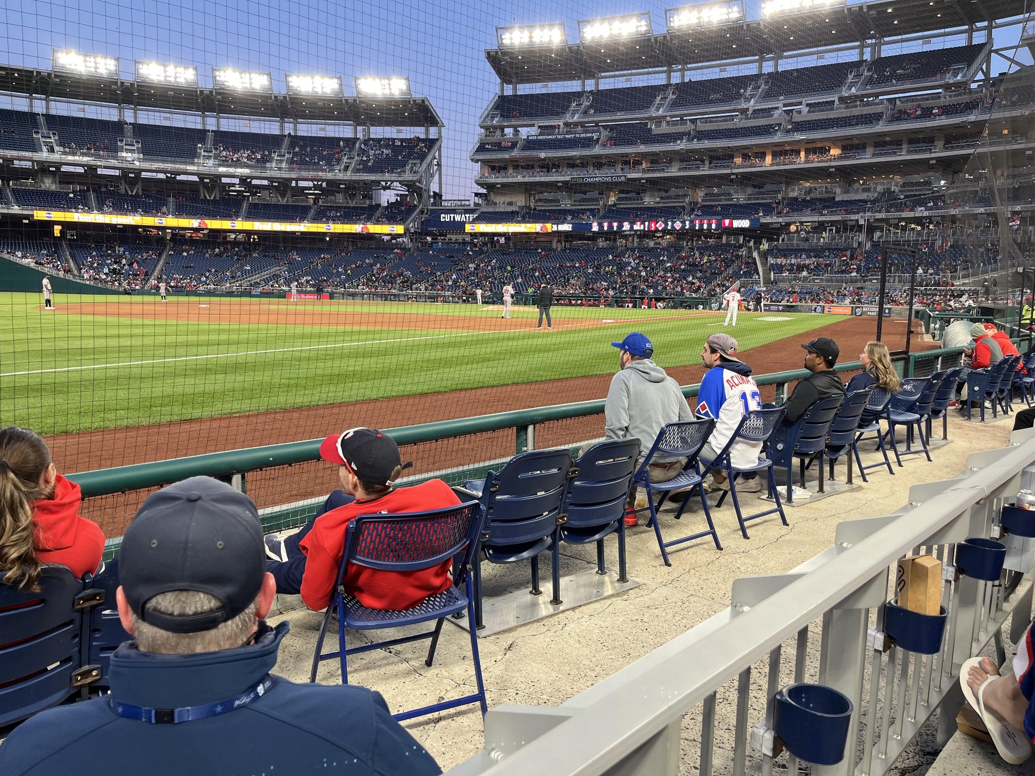 Real Fan View taken from Section 112 at Nationals Park by Edward O