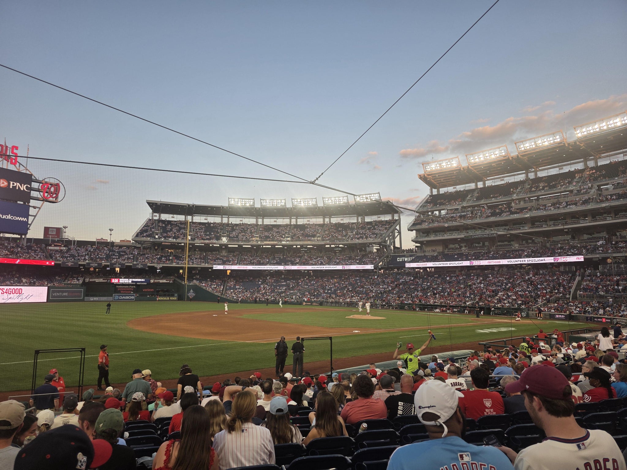 Real Fan View taken from Section 113 at Nationals Park by James W