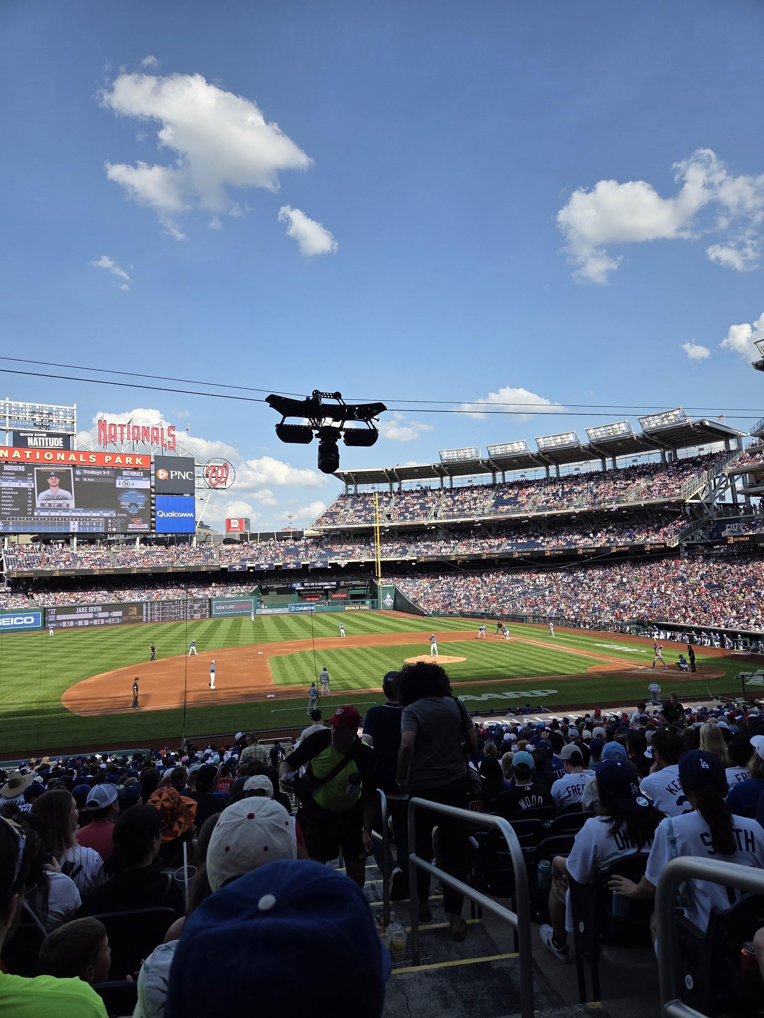 Real Fan View taken from Section 115 at Nationals Park by Alexander B