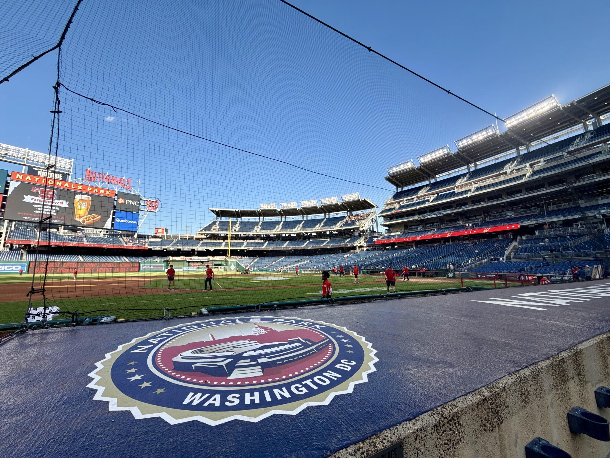 Real Fan View taken from Section 116 at Nationals Park by Anna-lisa F