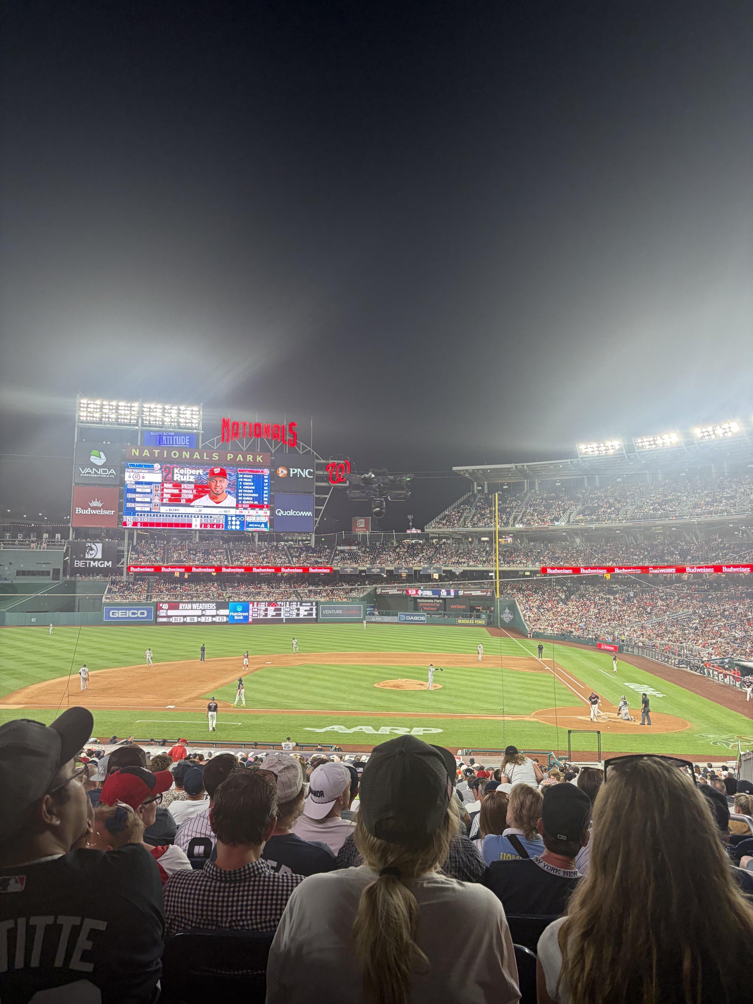 Real Fan View taken from Section 117 at Nationals Park by Ramiro emmanuel R