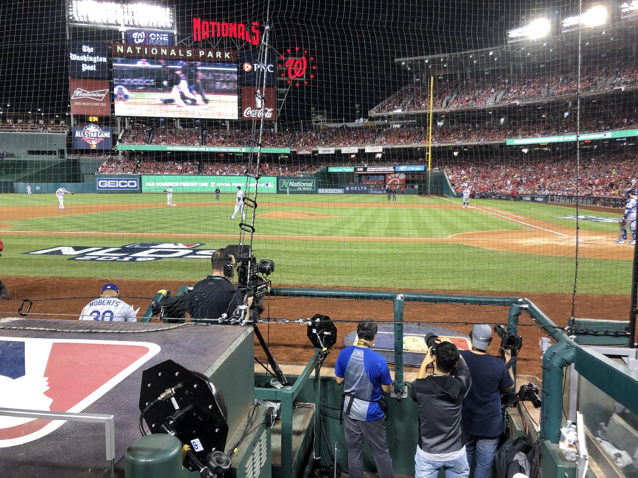 Real Fan View taken from Section 118 at Nationals Park by Robert M