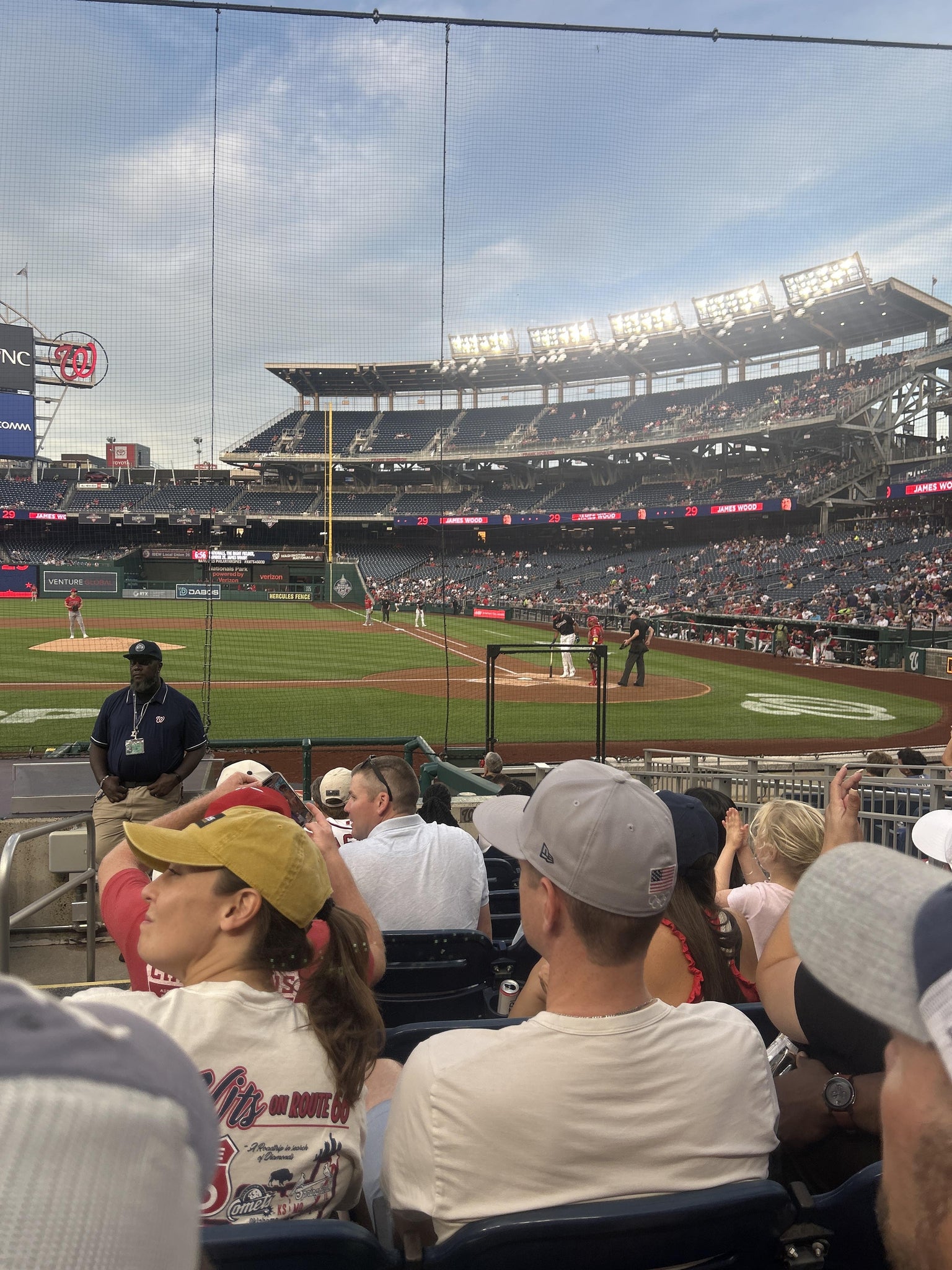 Real Fan View taken from Section 118 at Nationals Park by Dennis F