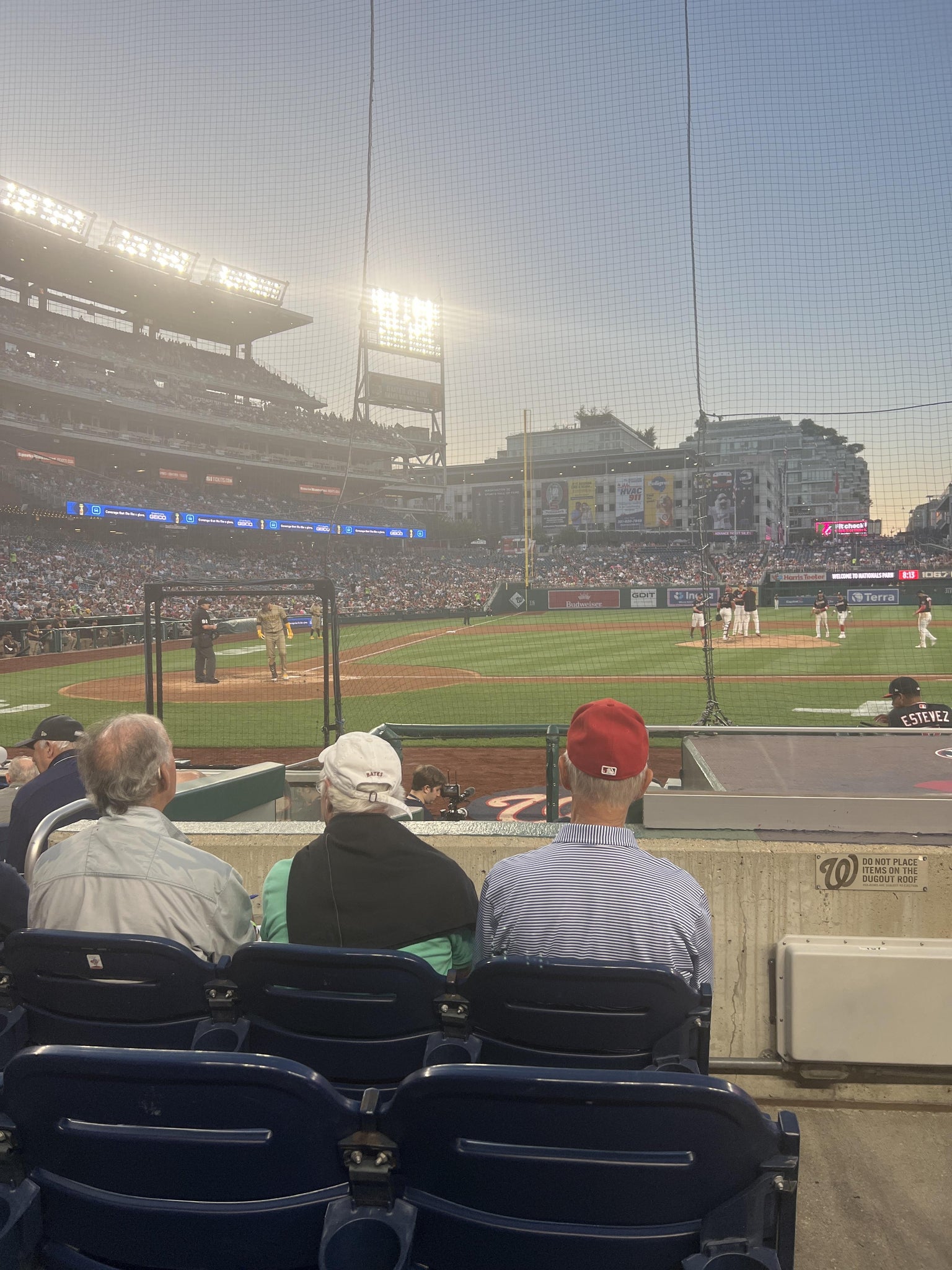 Real Fan View taken from Section 127 at Nationals Park by Jeffery B