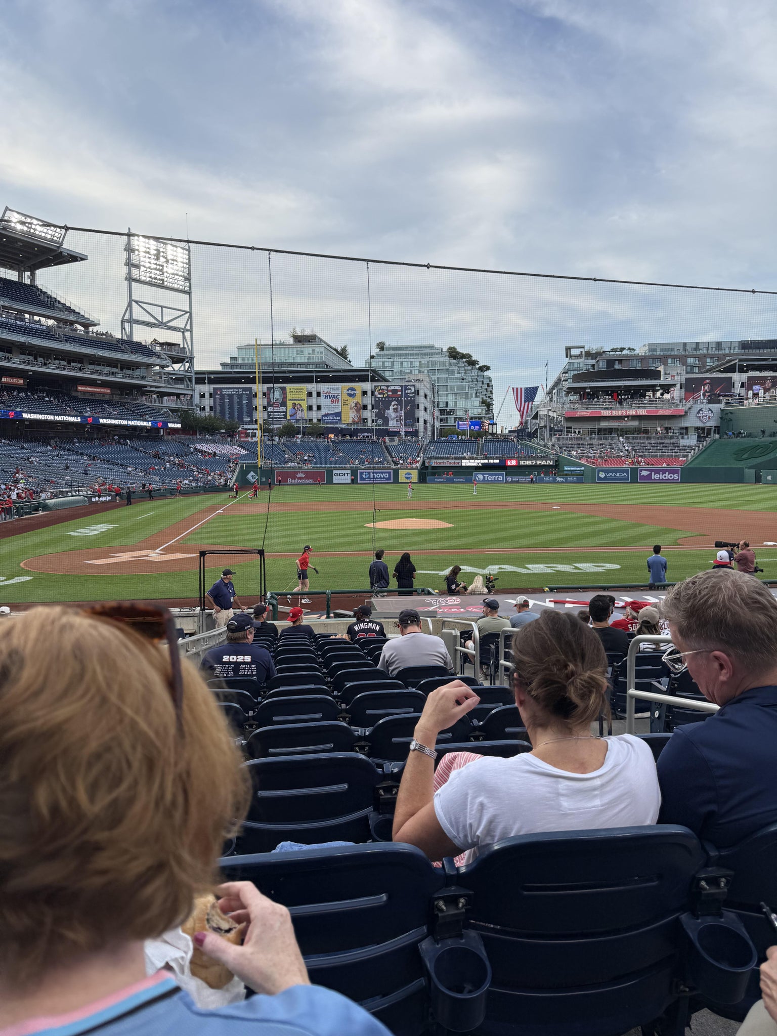 Real Fan View taken from Section 127 at Nationals Park by Rocio R