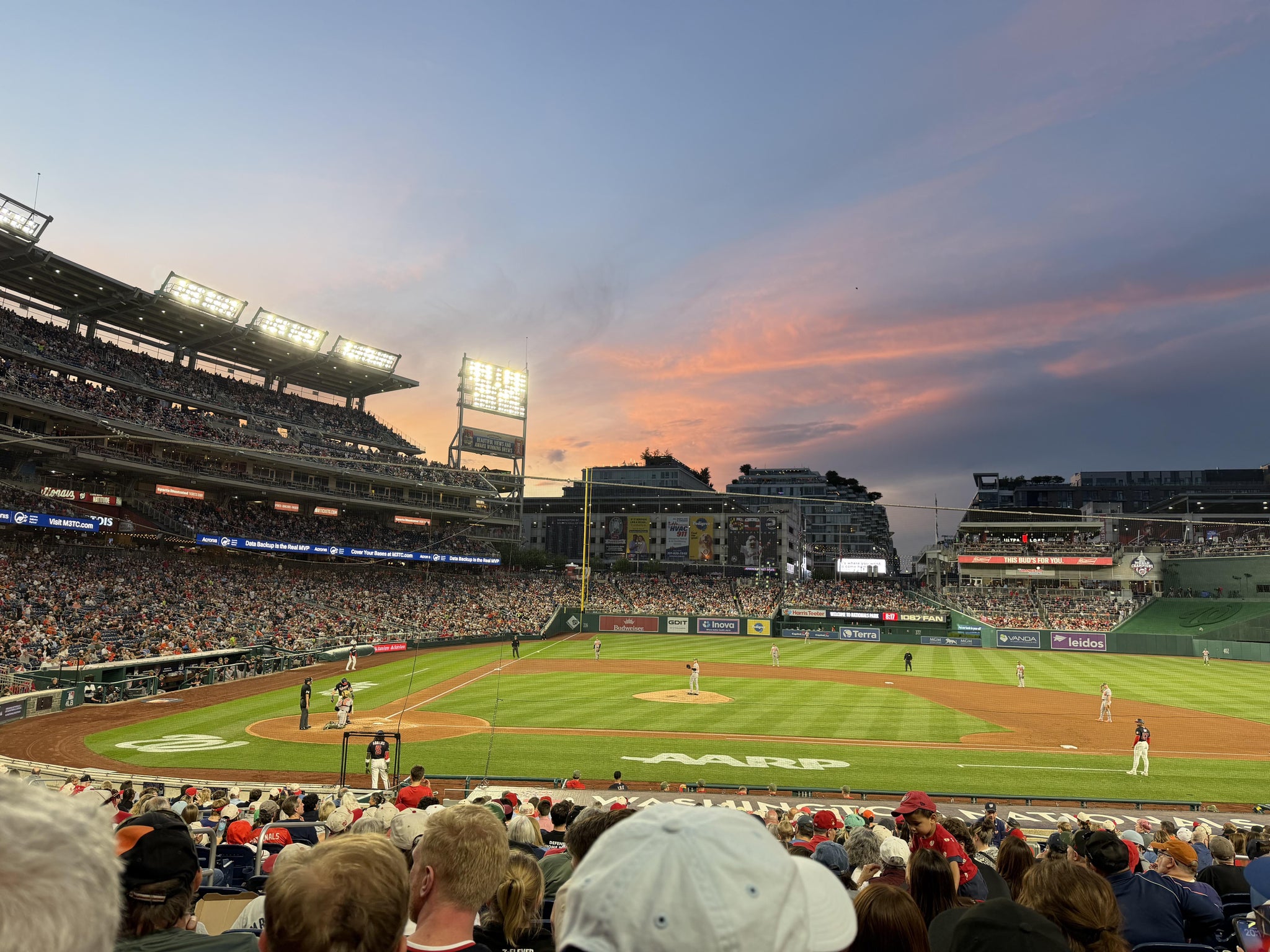 Real Fan View taken from Section 128 at Nationals Park by Lisa H