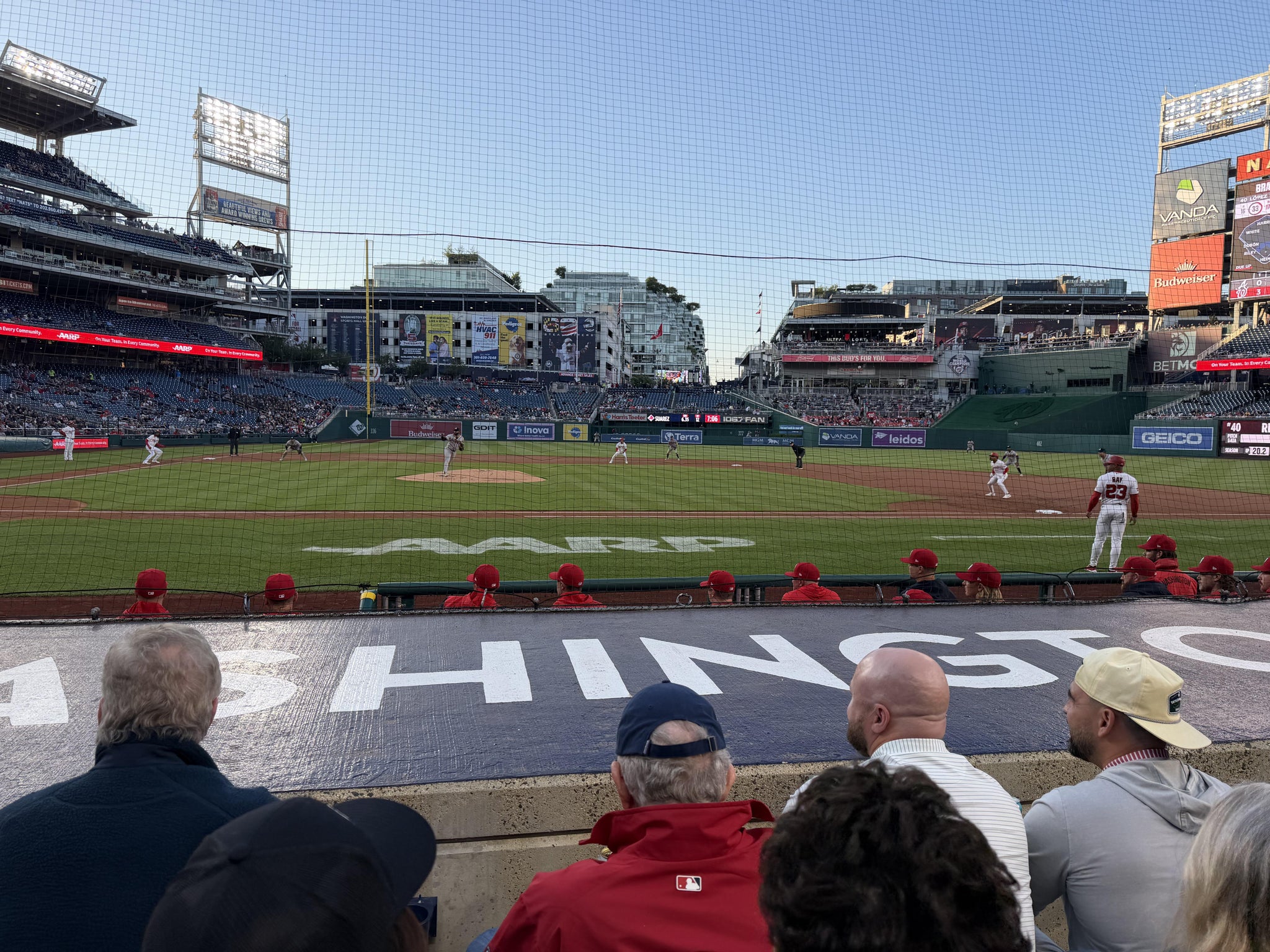 Real Fan View taken from Section 128 at Nationals Park by Jen S
