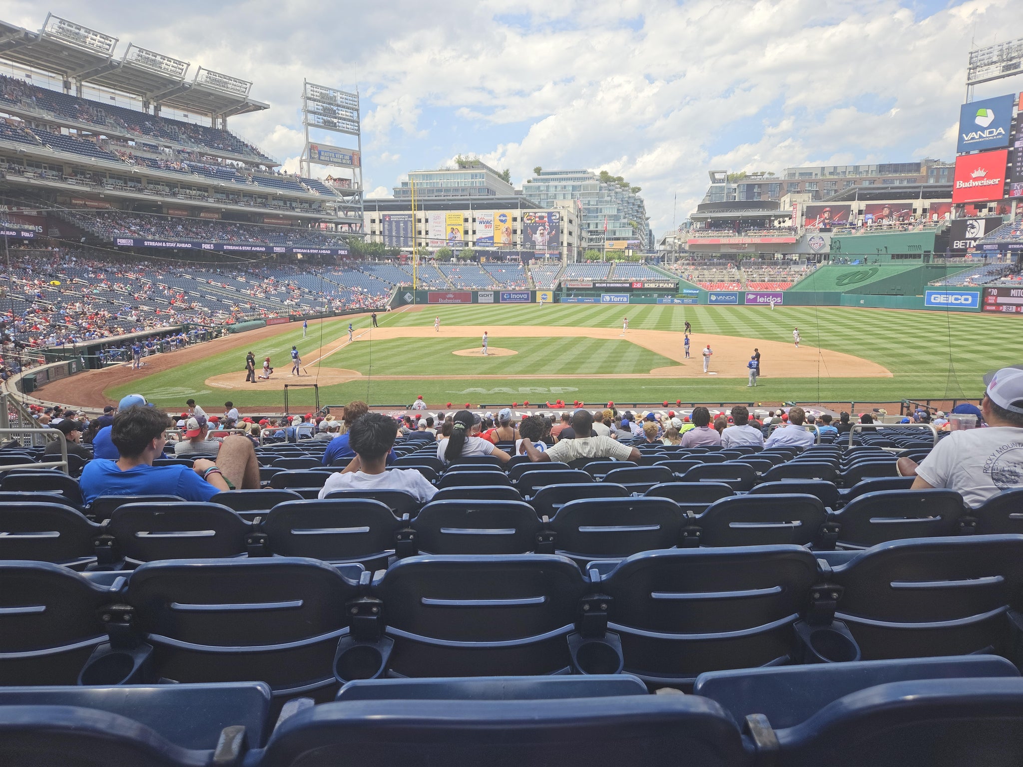 Real Fan View taken from Section 128 at Nationals Park by Madison M