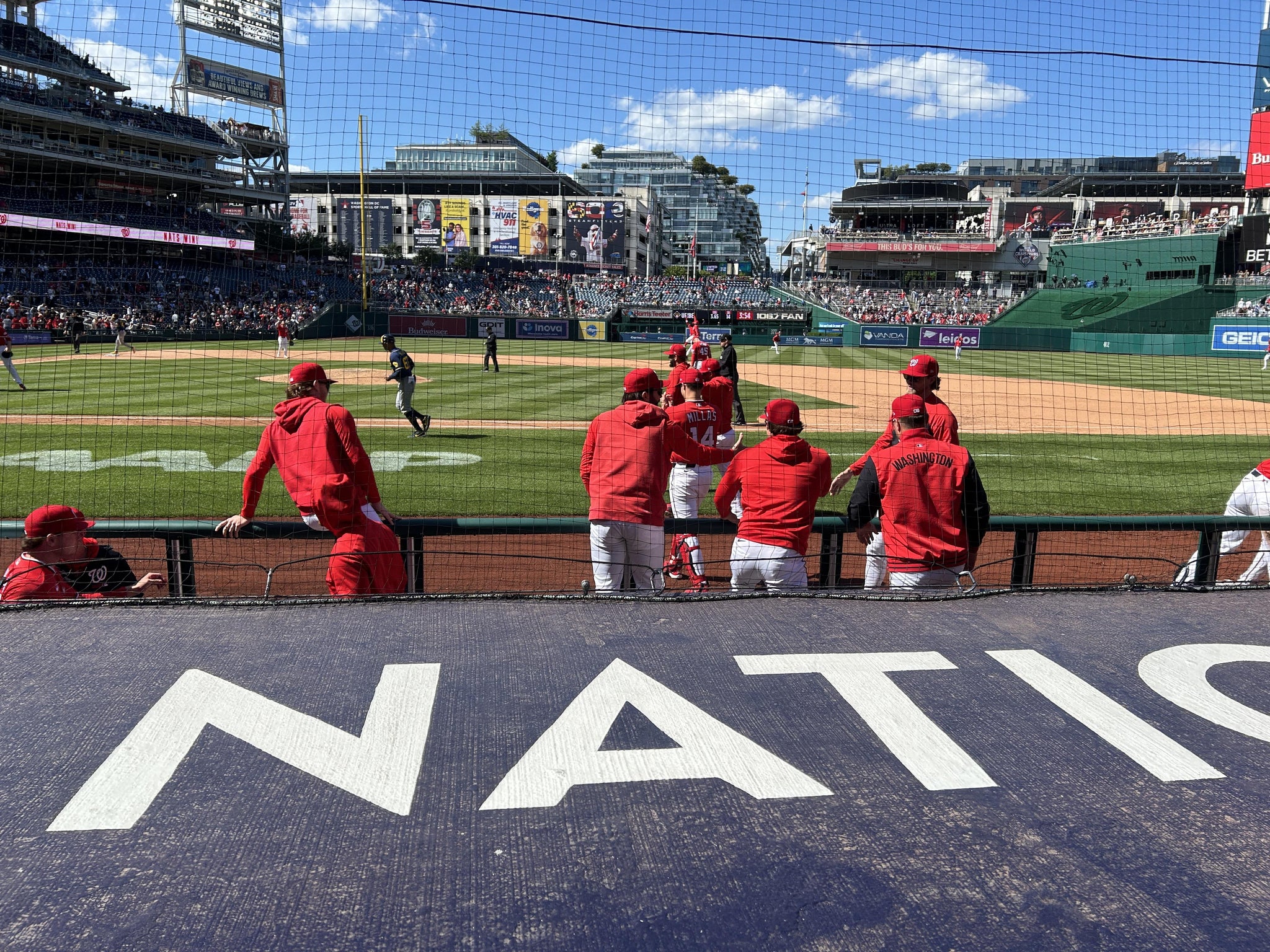 Real Fan View taken from Section 129 at Nationals Park by Brionna C