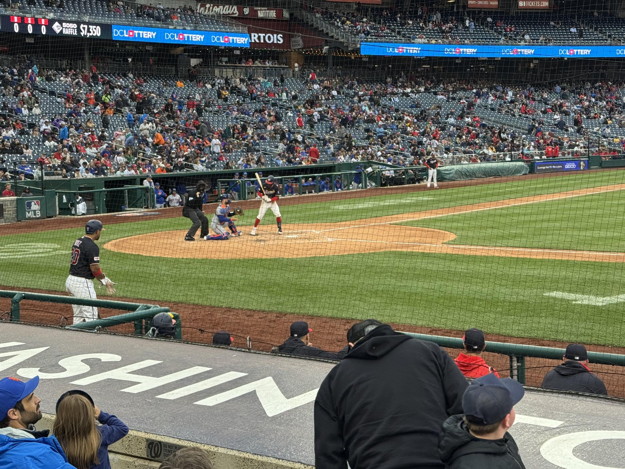 Real Fan View taken from Section 129 at Nationals Park by Michael K