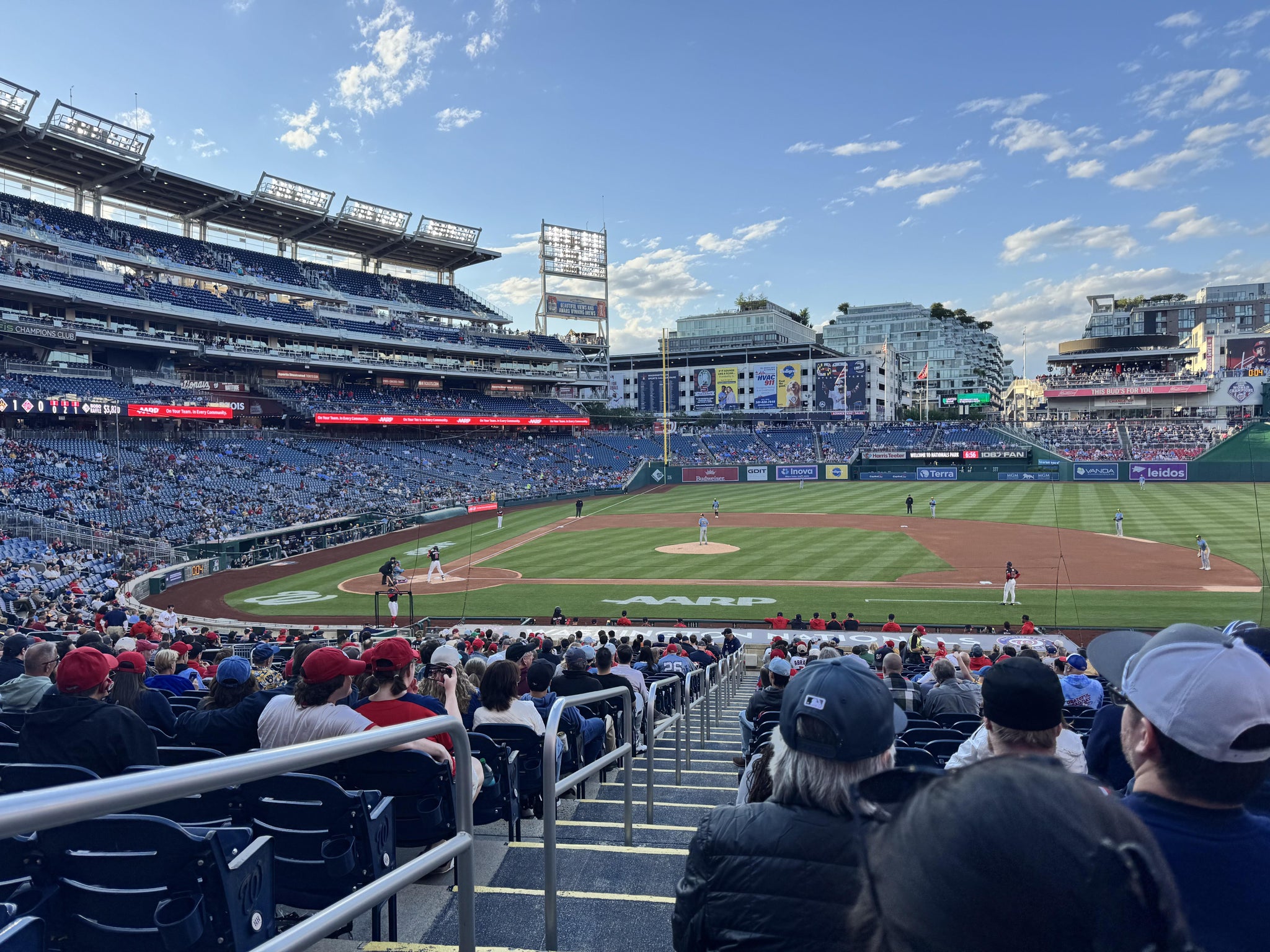 Real Fan View taken from Section 129 at Nationals Park by Josh W