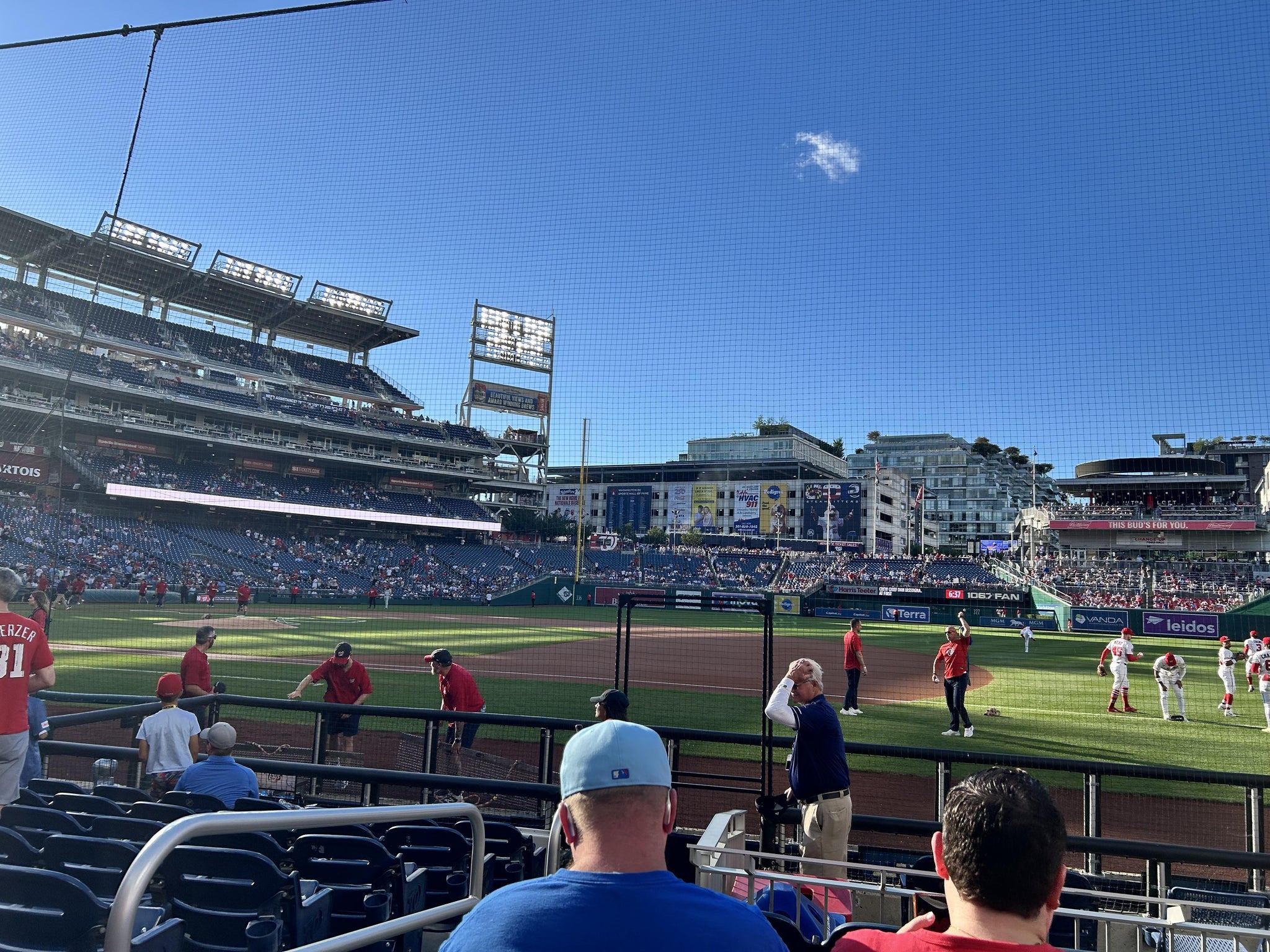 Real Fan View taken from Section 131 at Nationals Park by Sanaa B