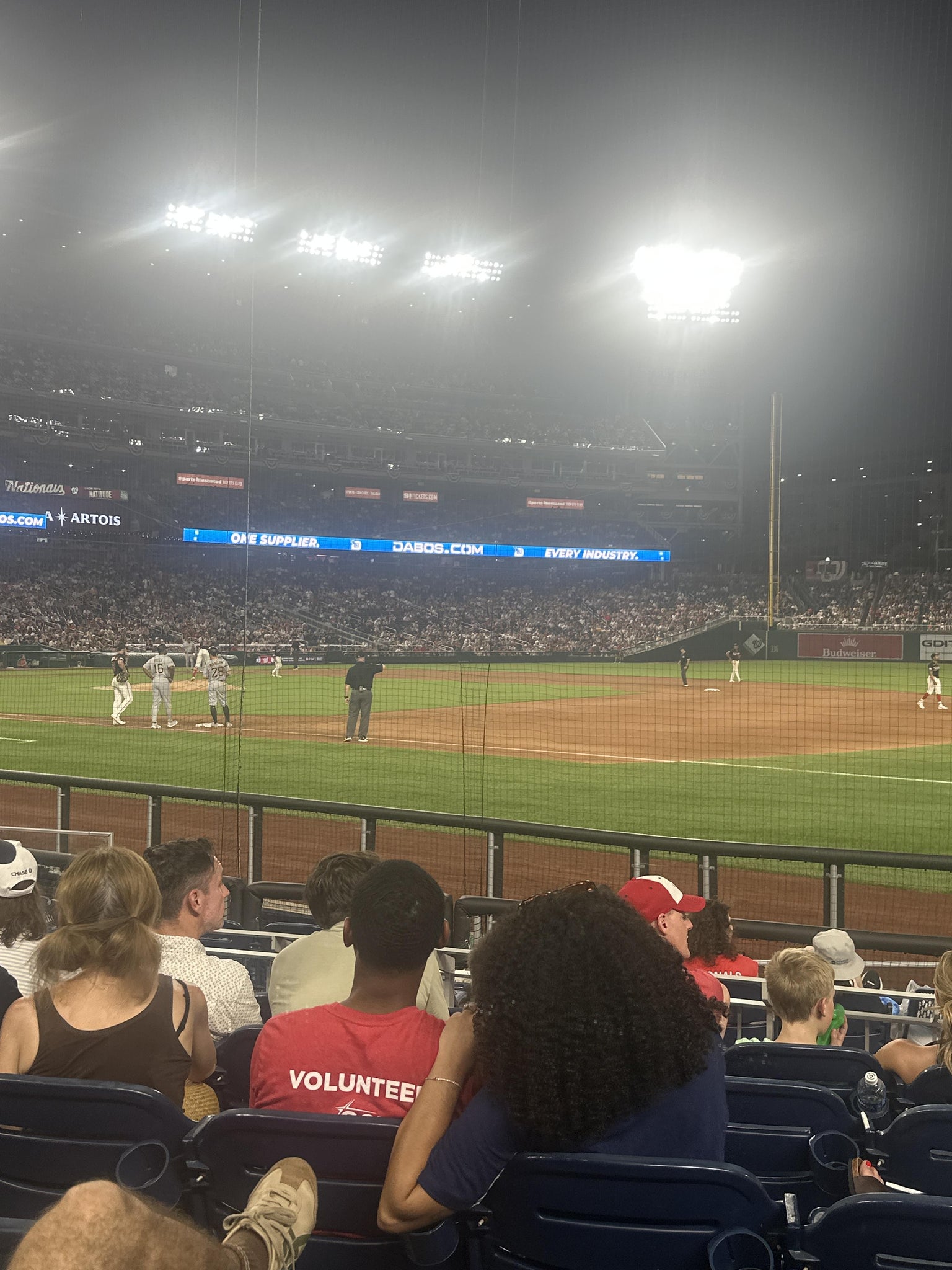 Real Fan View taken from Section 132 at Nationals Park by Anonymous User