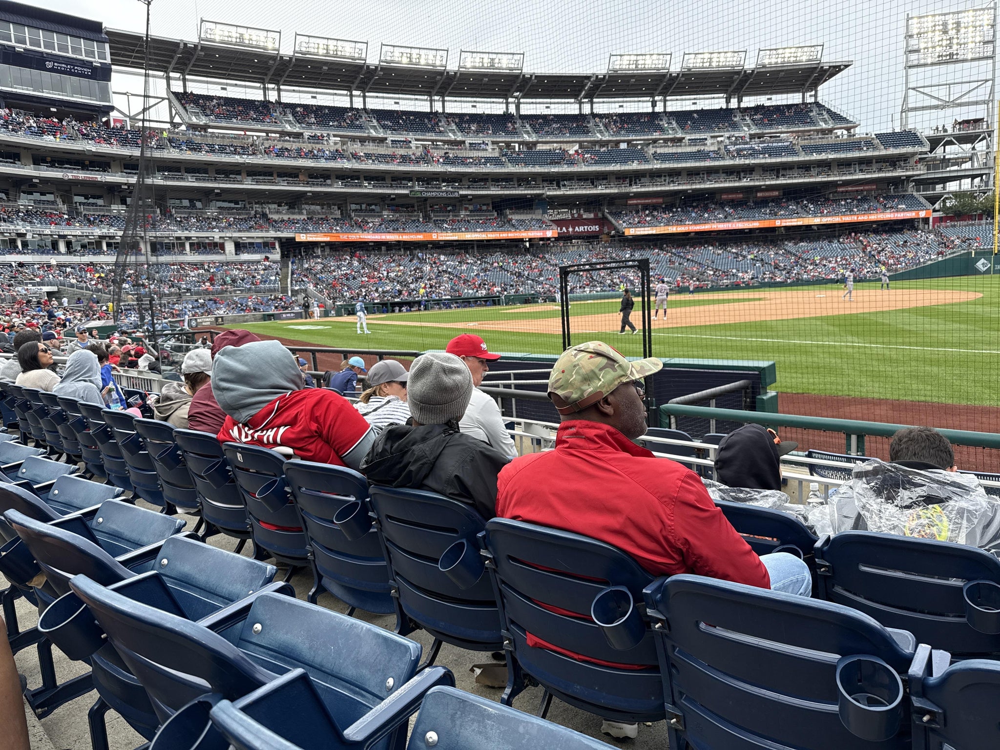 Real Fan View taken from Section 133 at Nationals Park by Christopher C