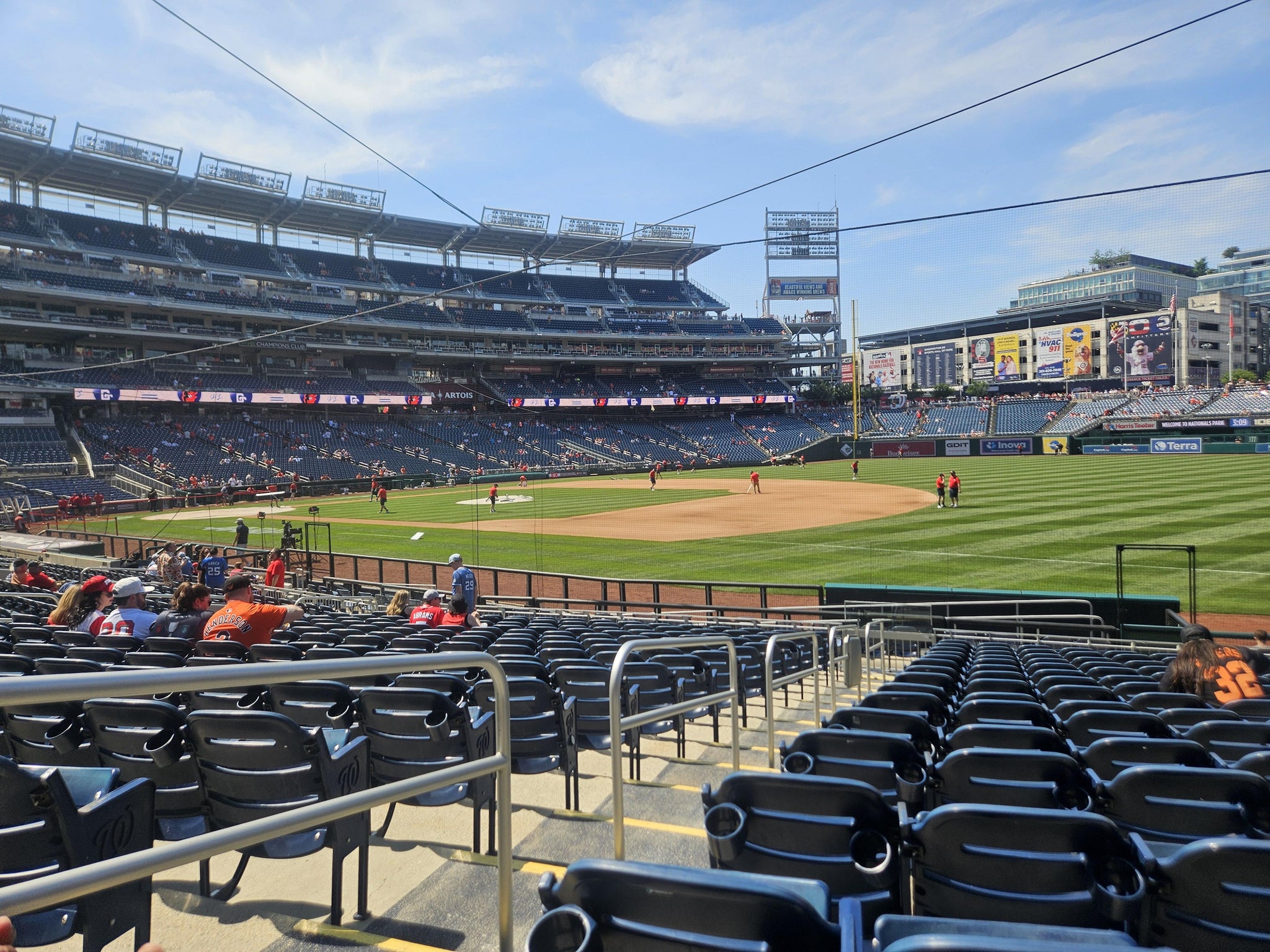 Real Fan View taken from Section 133 at Nationals Park by Tyra S