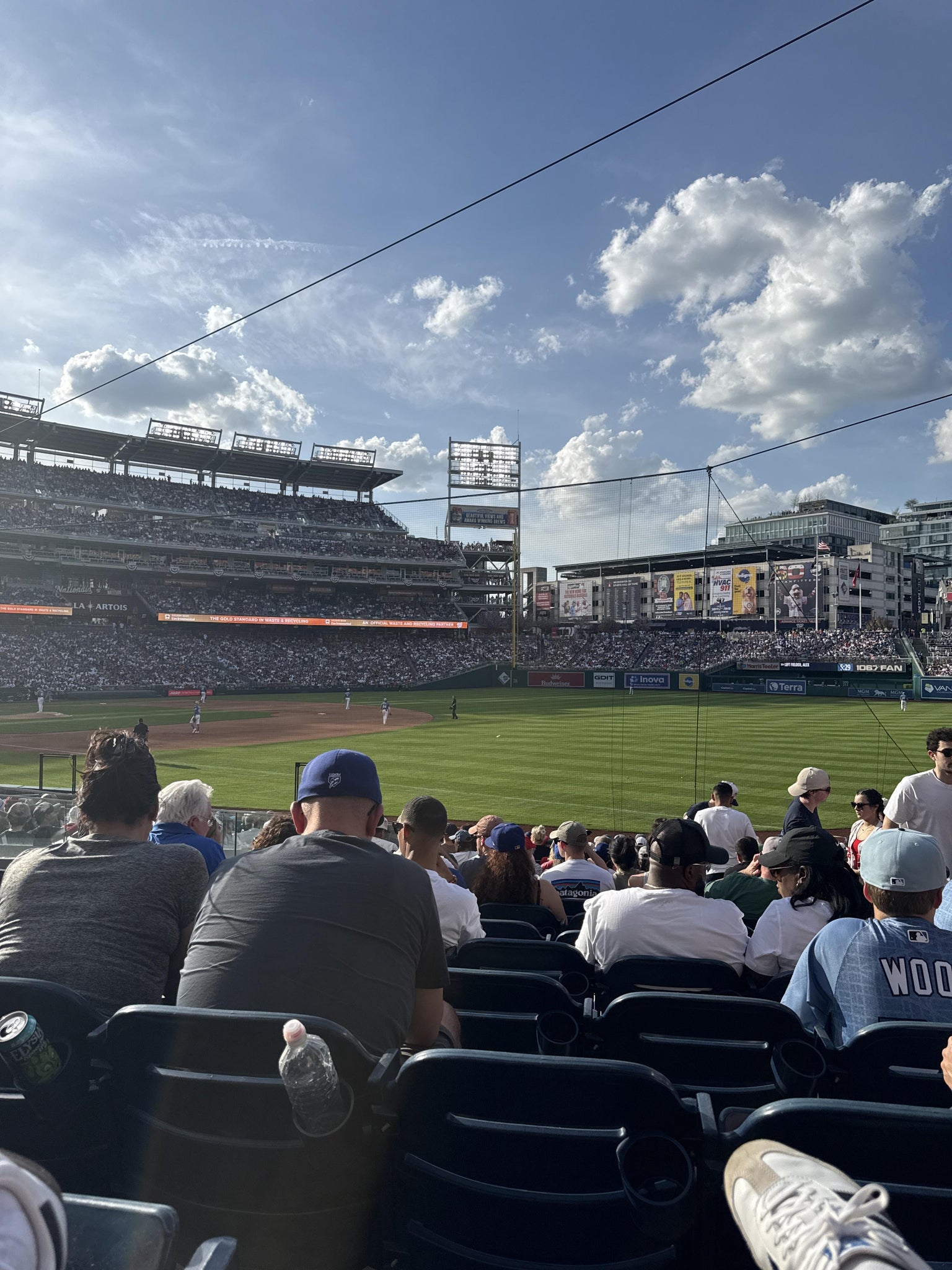 Real Fan View taken from Section 133 at Nationals Park by Destiny B