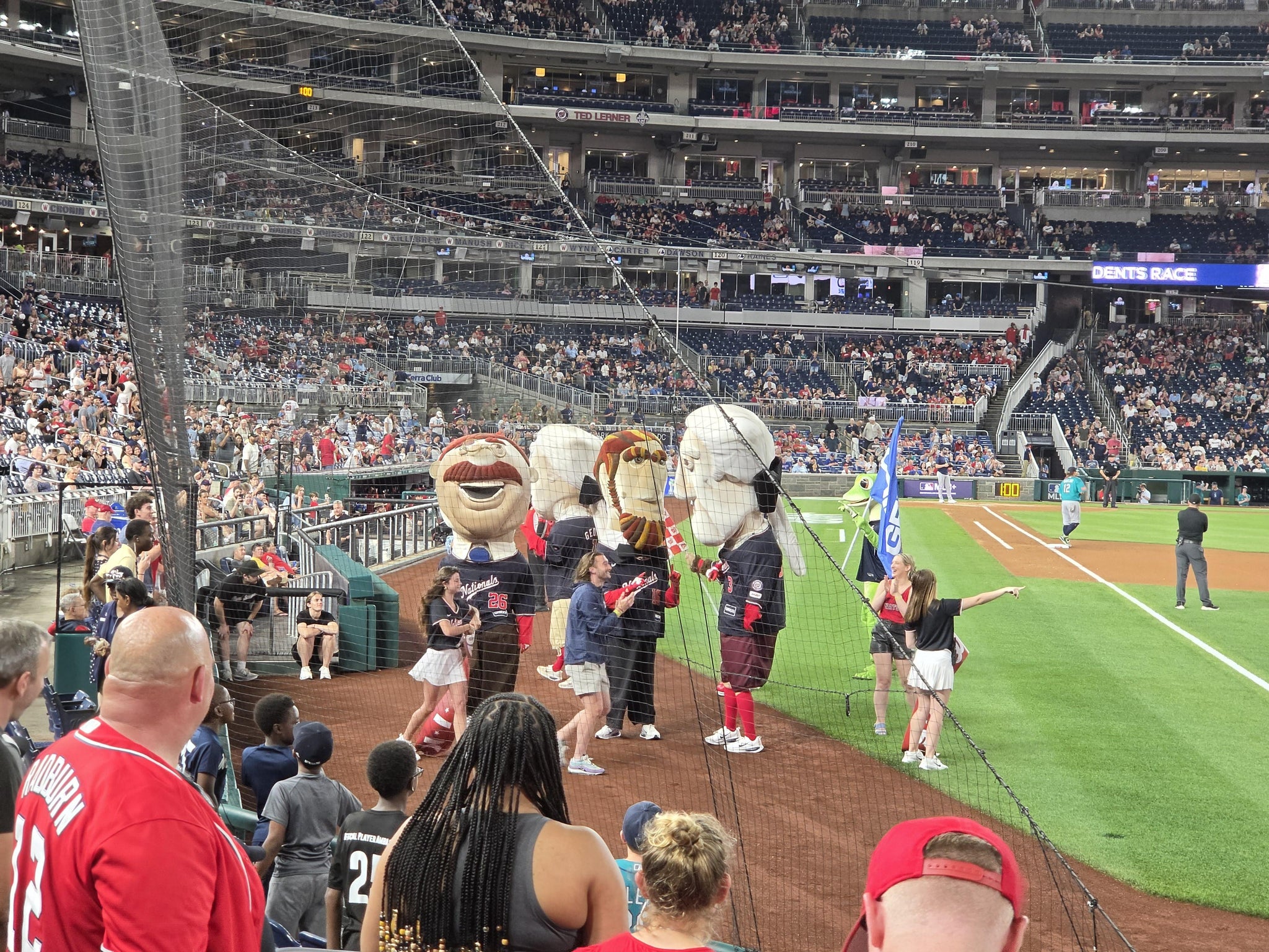 Real Fan View taken from Section 136 at Nationals Park by Dario H