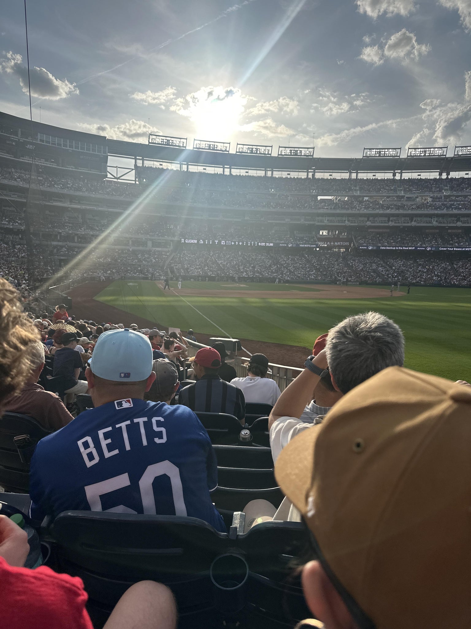 Real Fan View taken from Section 137 at Nationals Park by Charlie H