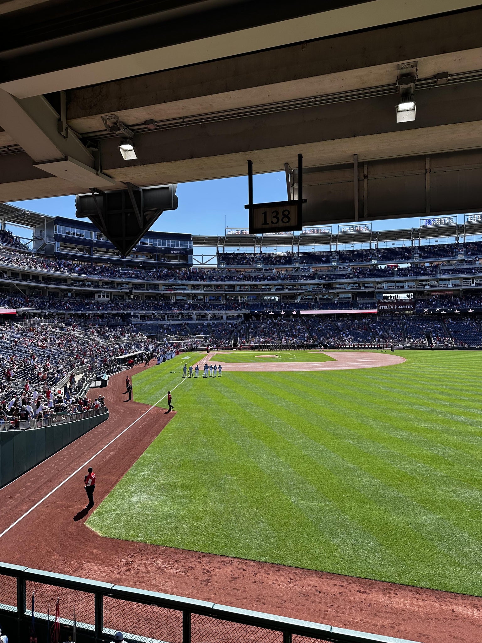 Real Fan View taken from Section 138 at Nationals Park by David Z