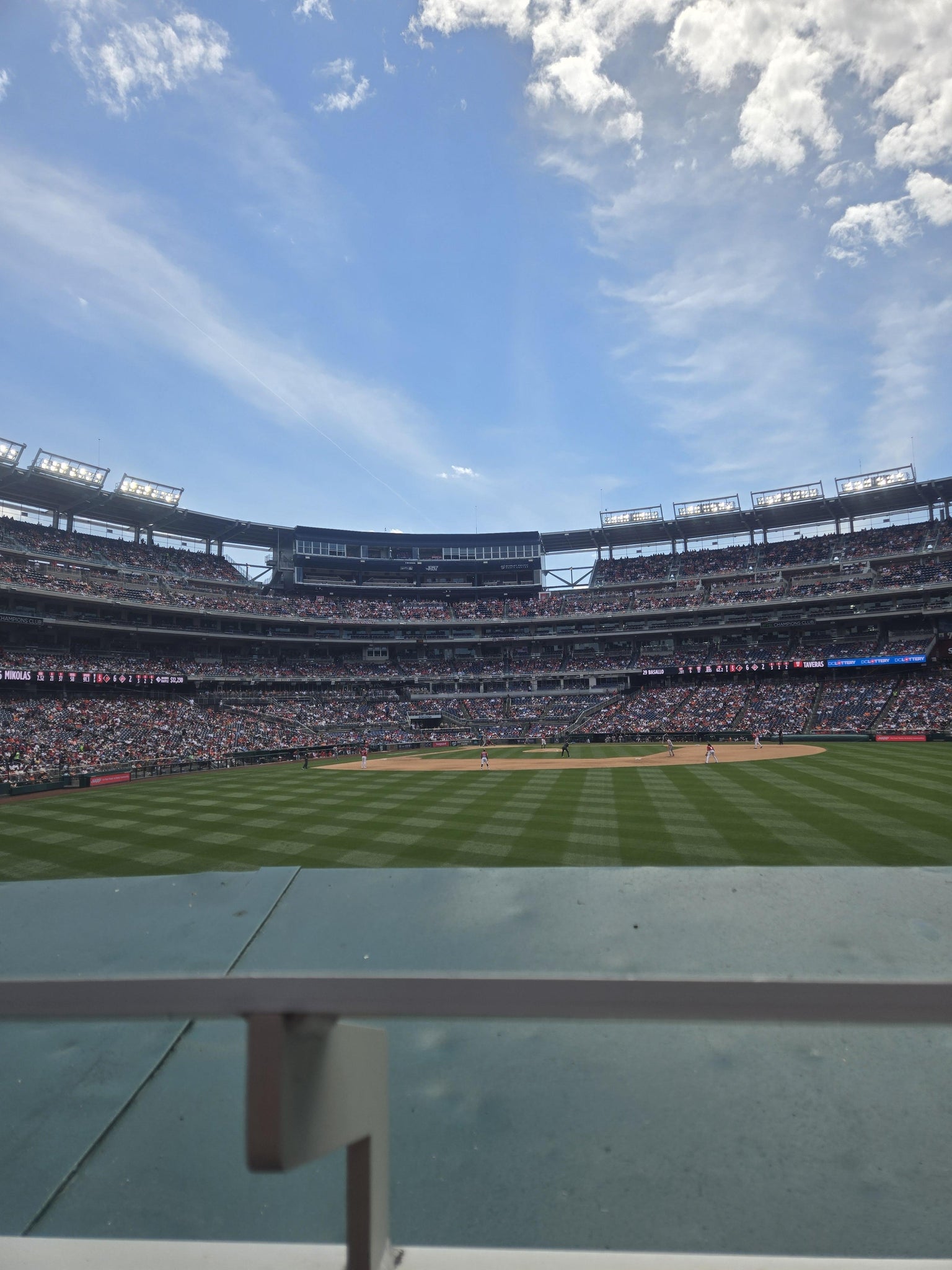 Real Fan View taken from Section 141 at Nationals Park by Valerie P
