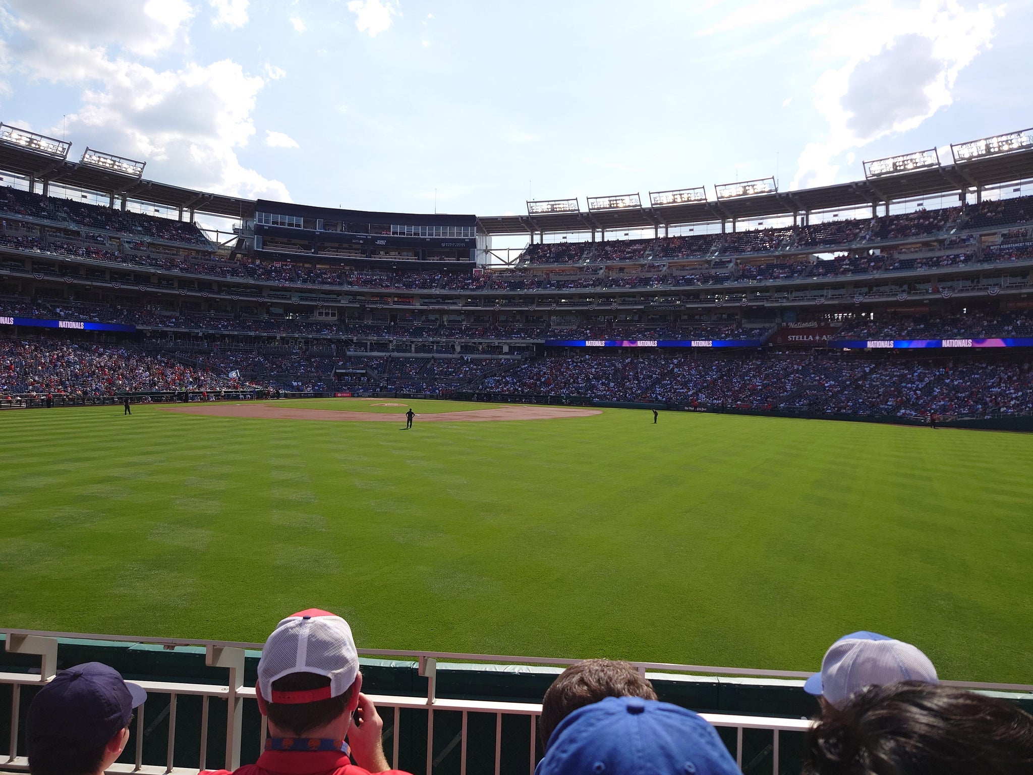 Real Fan View taken from Section 143 at Nationals Park by Jeffrey C