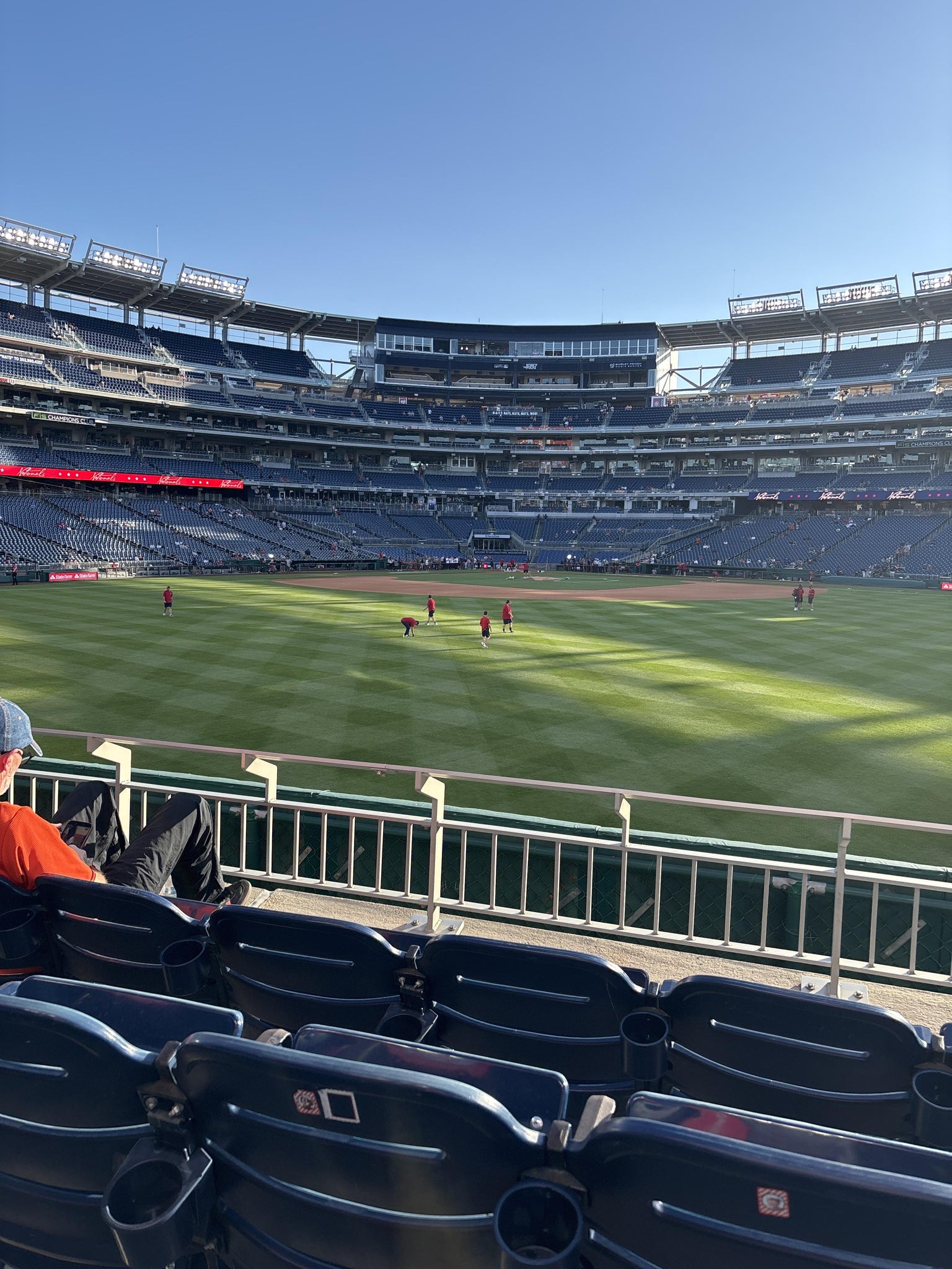 Real Fan View taken from Section 143 at Nationals Park by Michelle W