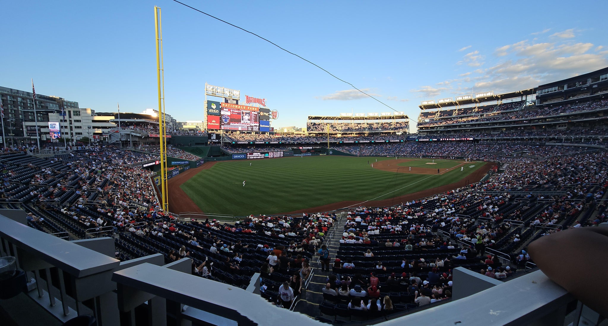 Real Fan View taken from Section 202 at Nationals Park by Corey W