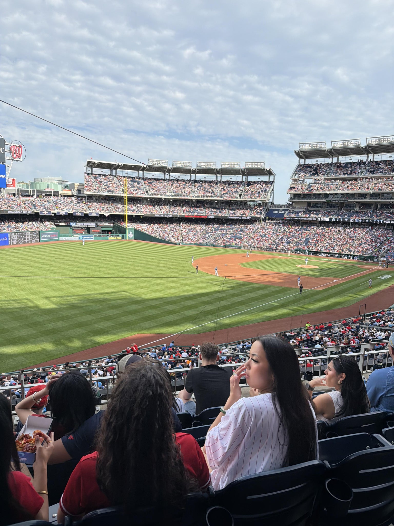 Real Fan View taken from Section 202 at Nationals Park by Sarah C