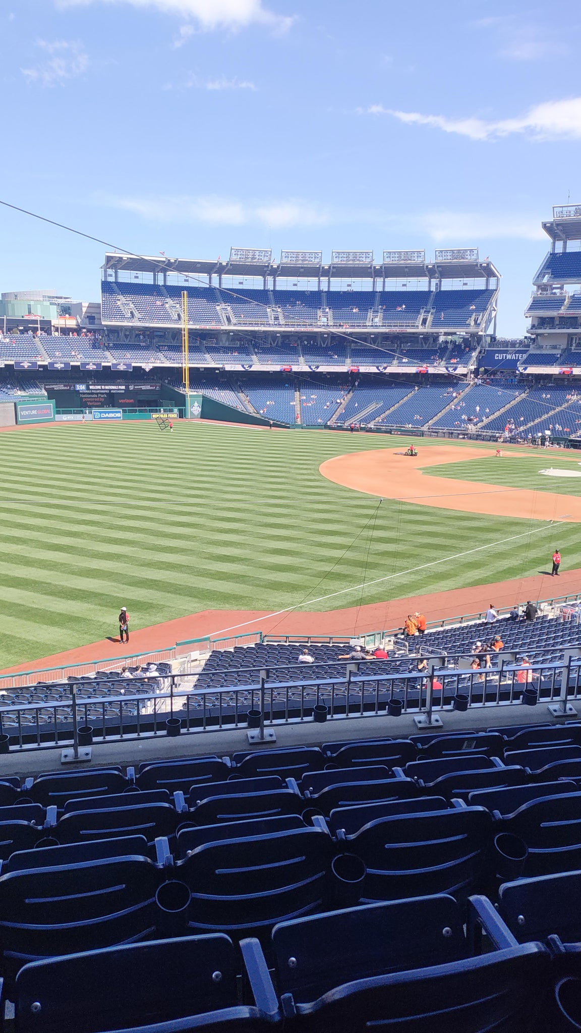 Real Fan View taken from Section 202 at Nationals Park by Alamo C
