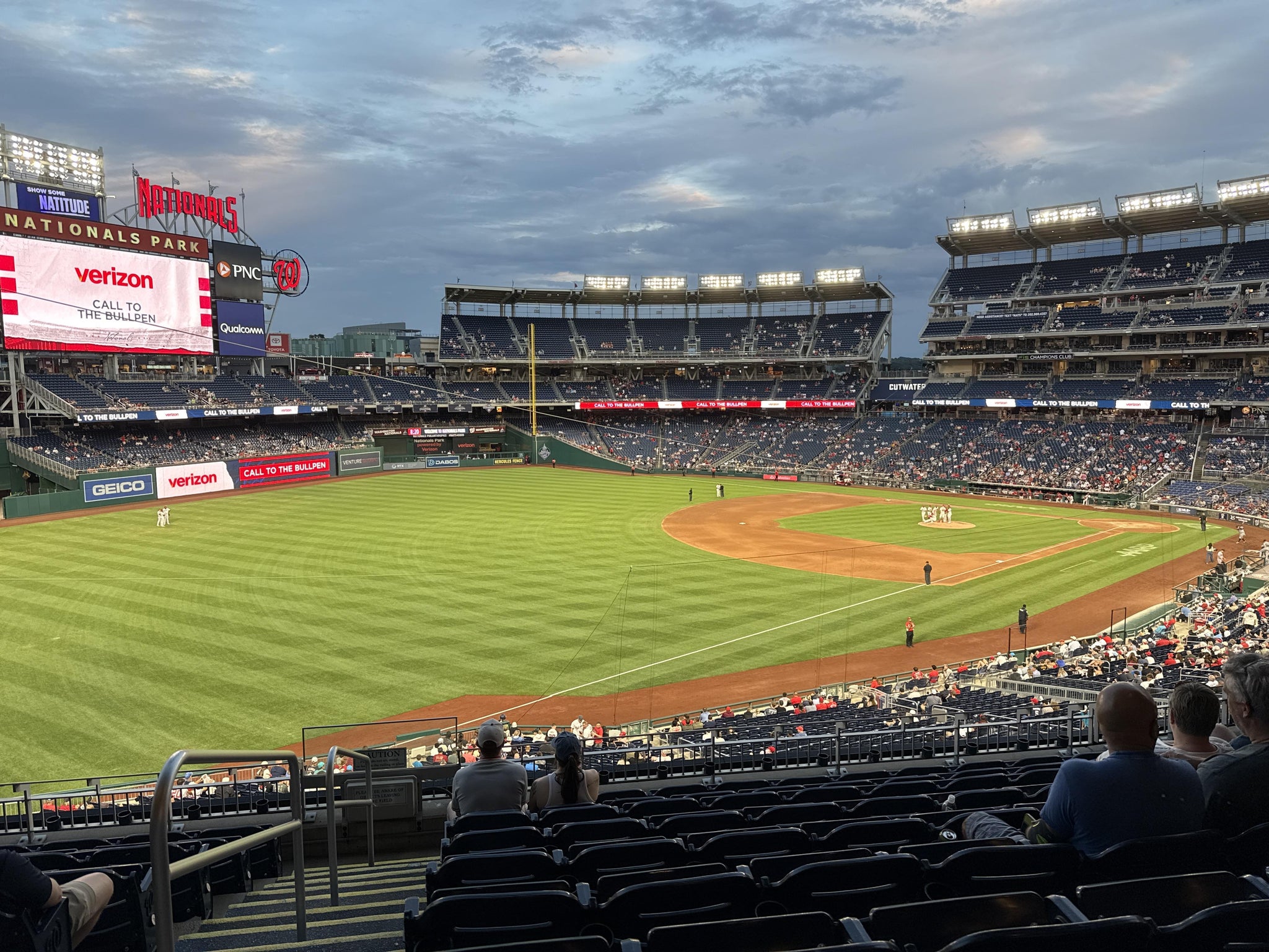 Real Fan View taken from Section 203 at Nationals Park by Chase D