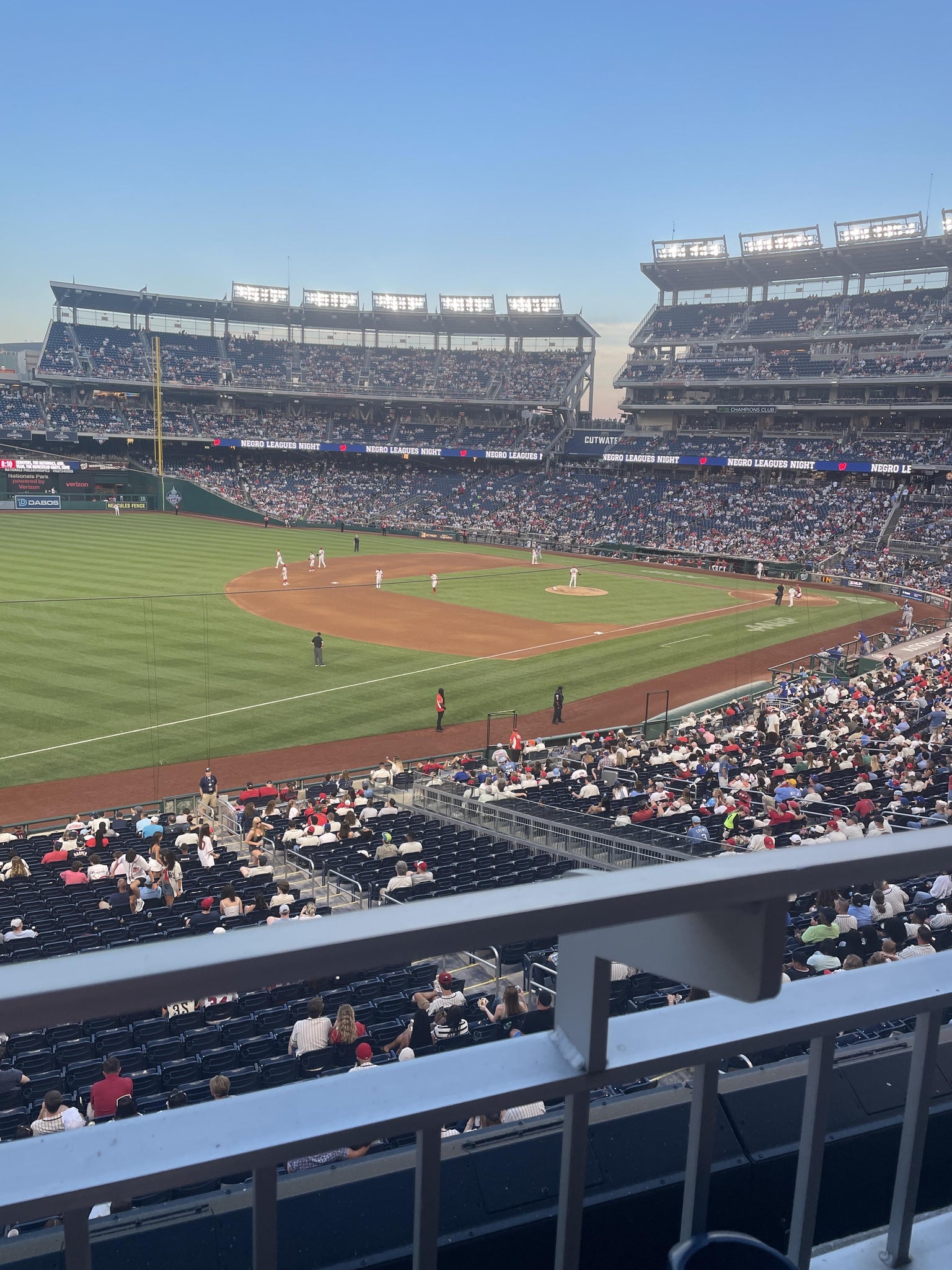 Real Fan View taken from Section 204 at Nationals Park by Shelley H