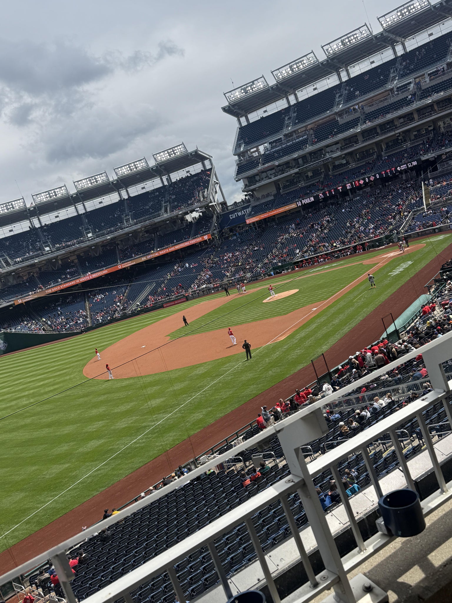 Real Fan View taken from Section 204 at Nationals Park by James G