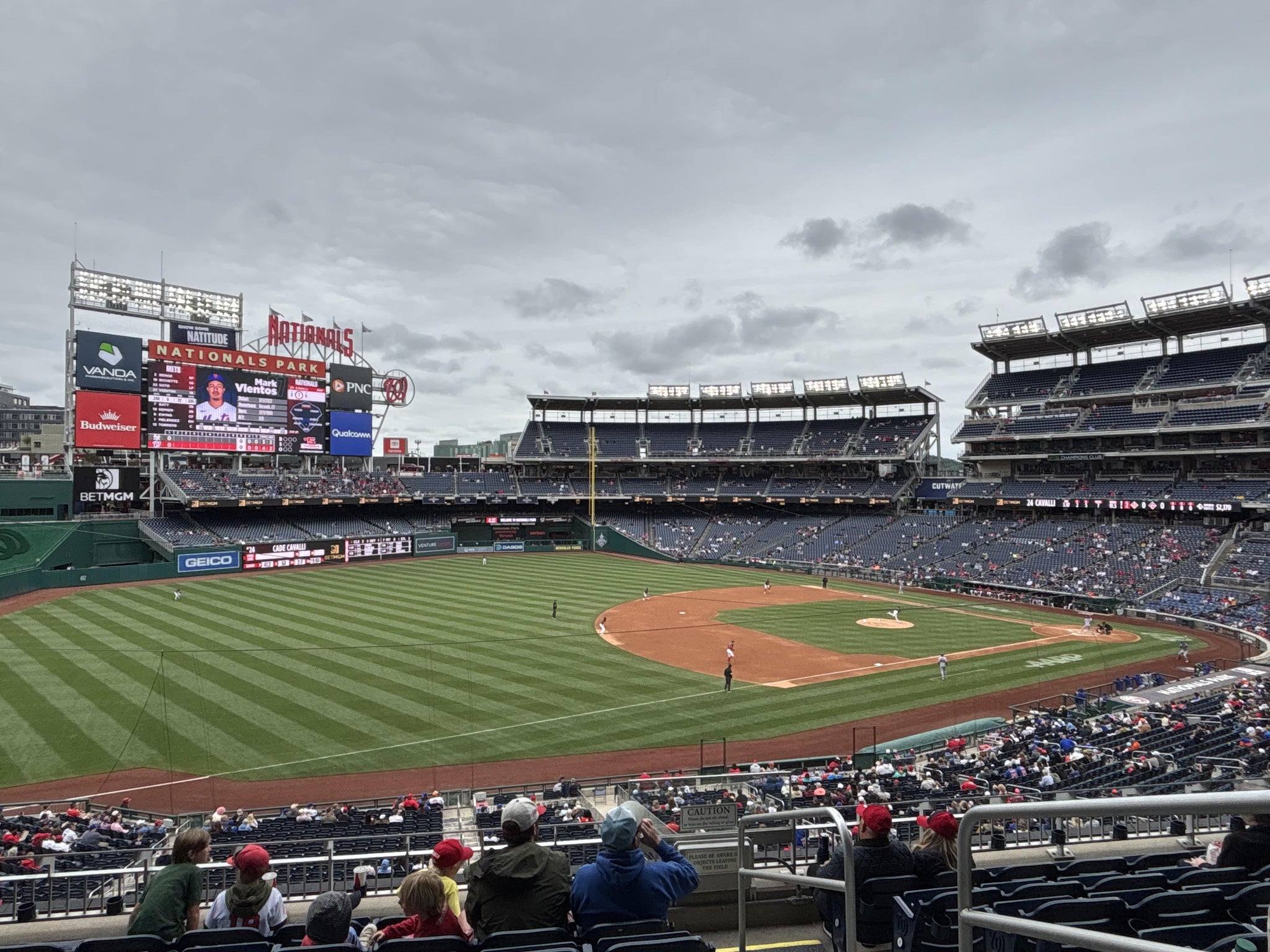 Real Fan View taken from Section 204 at Nationals Park by Timothy M