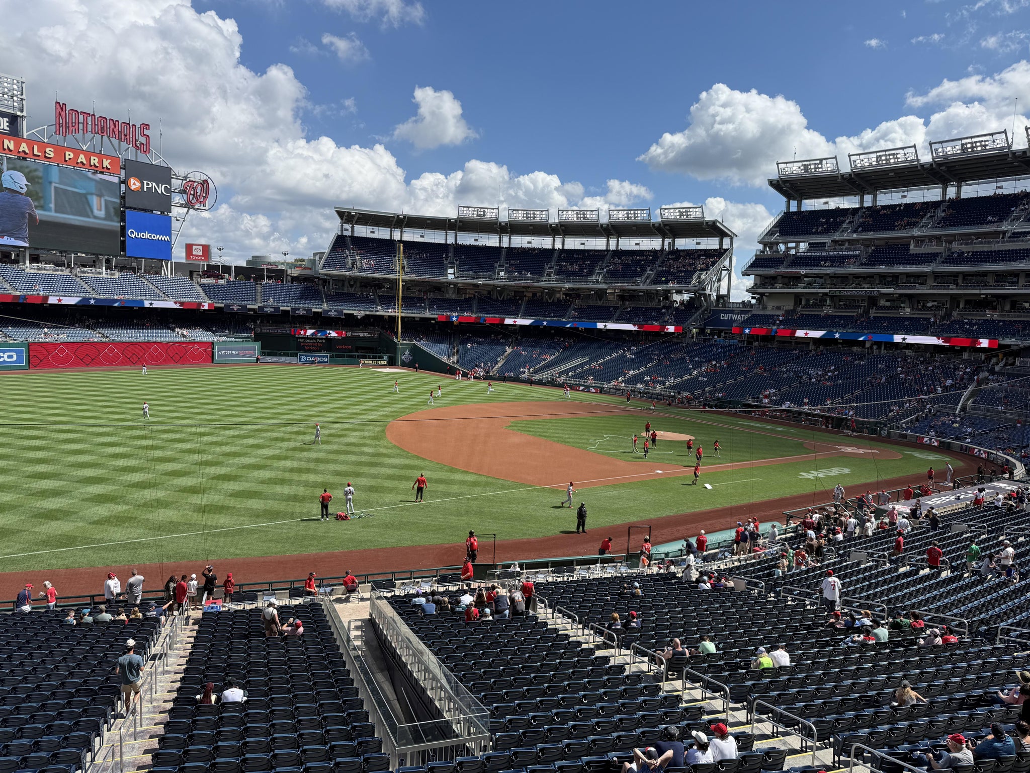 Real Fan View taken from Section 205 at Nationals Park by Anonymous User