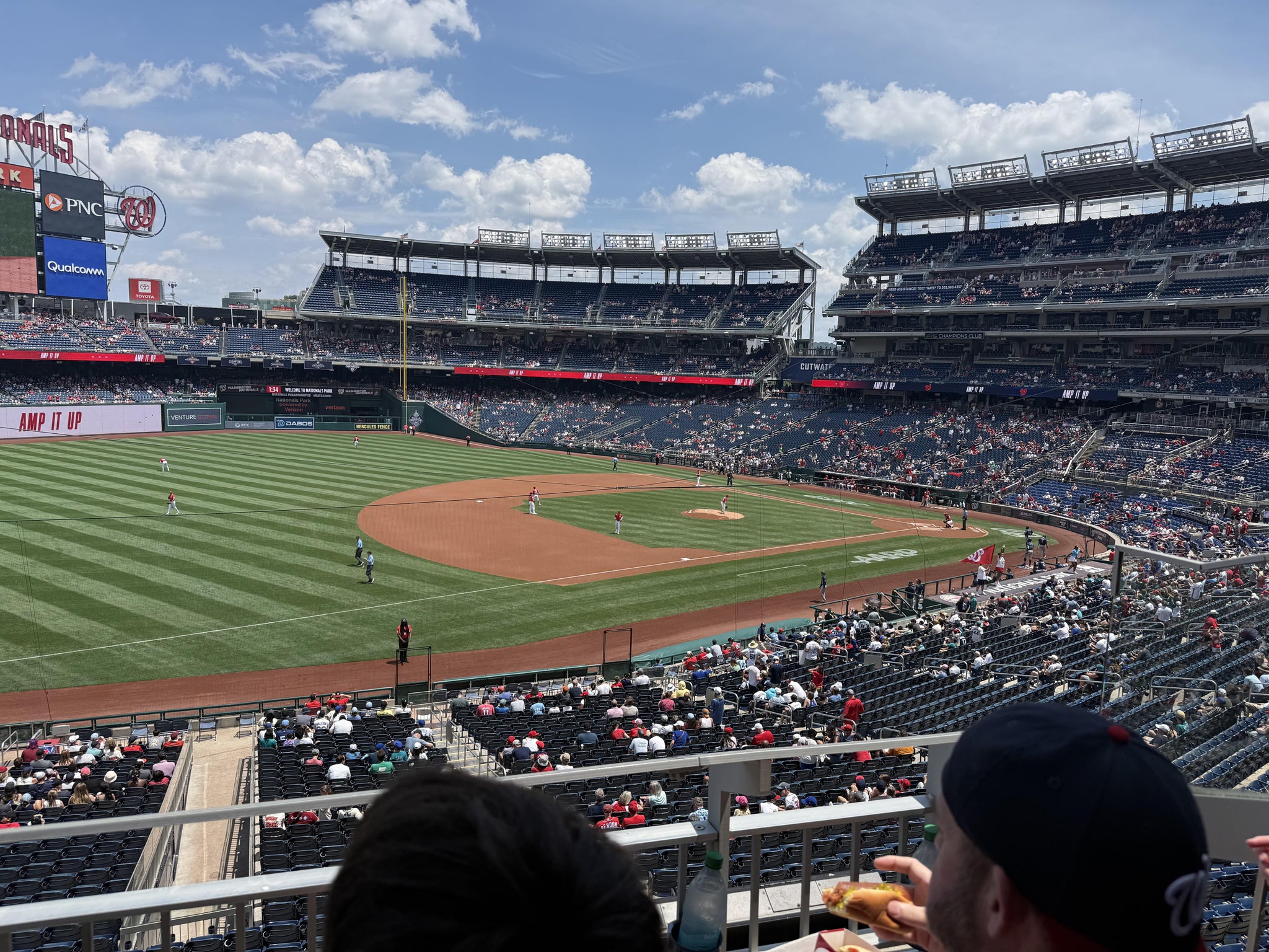 Real Fan View taken from Section 205 at Nationals Park by James F