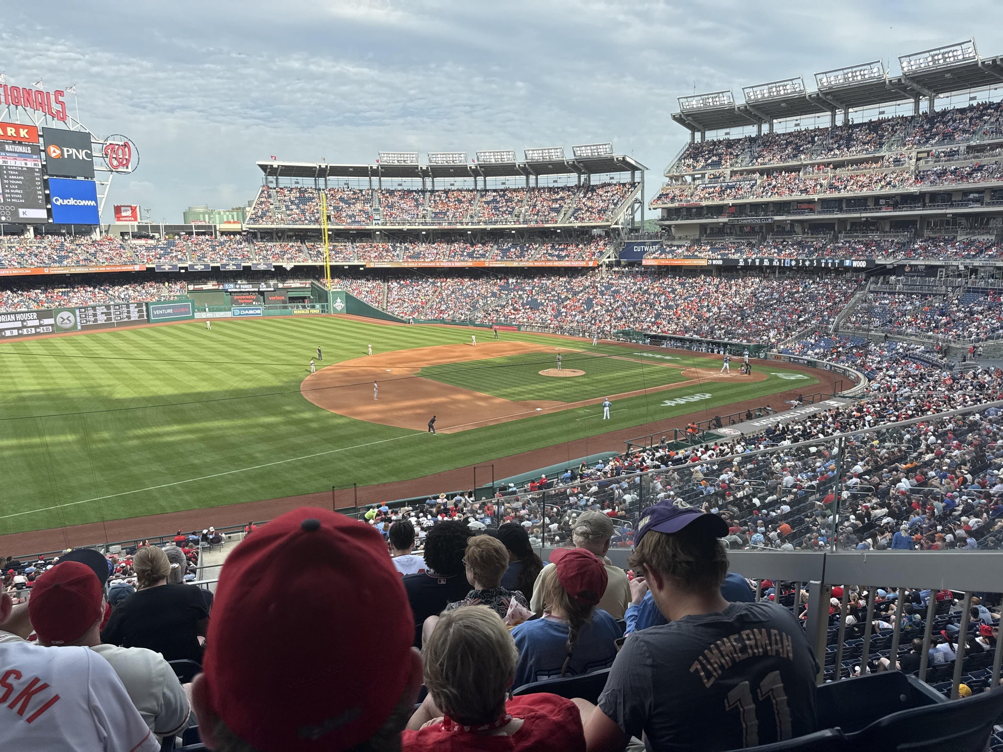 Real Fan View taken from Section 205 at Nationals Park by Michael M