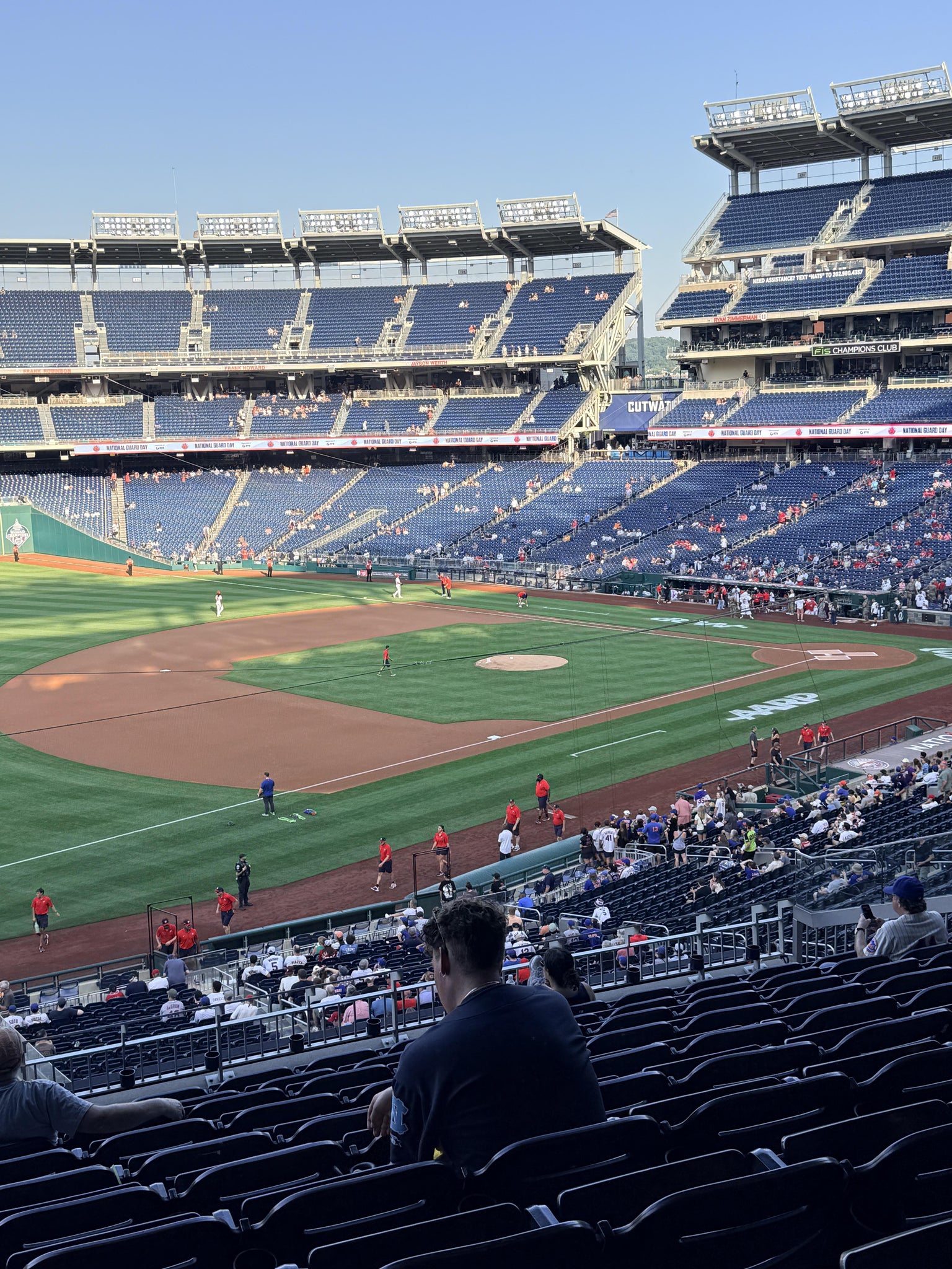Real Fan View taken from Section 205 at Nationals Park by Heather T