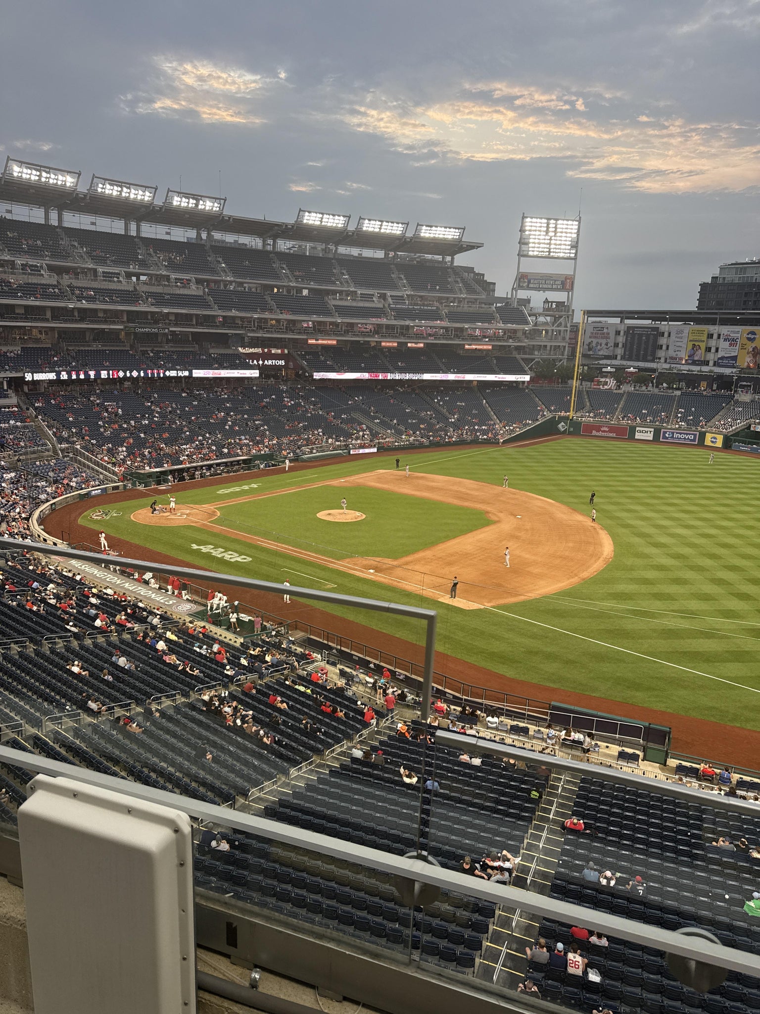 Real Fan View taken from Section 222 at Nationals Park by José R