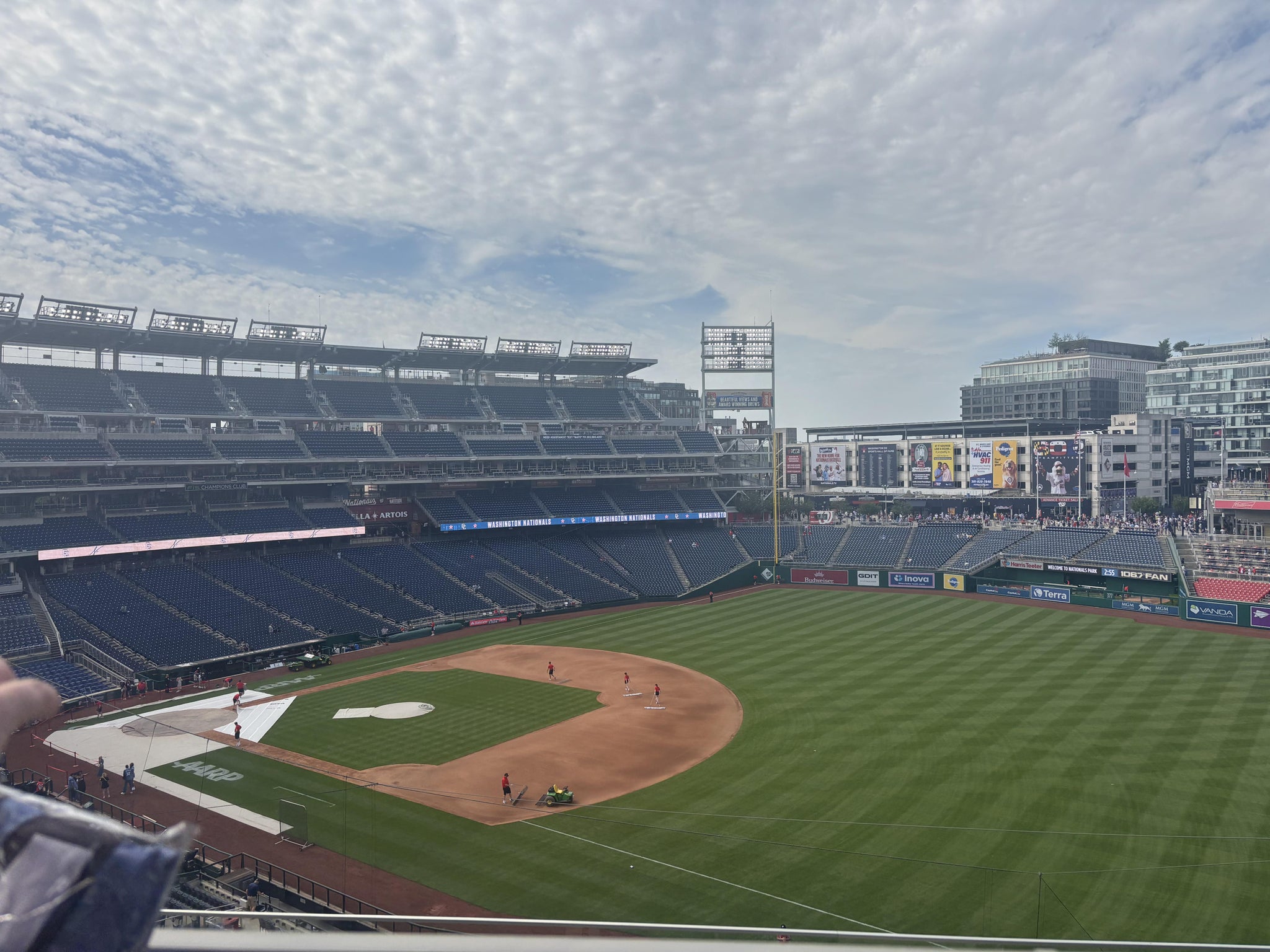 Real Fan View taken from Section 224 at Nationals Park by Seth D