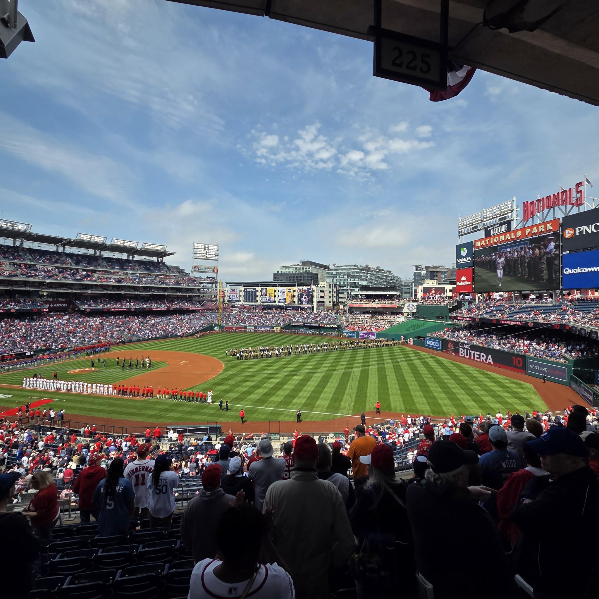 Real Fan View taken from Section 225 at Nationals Park by Robert I