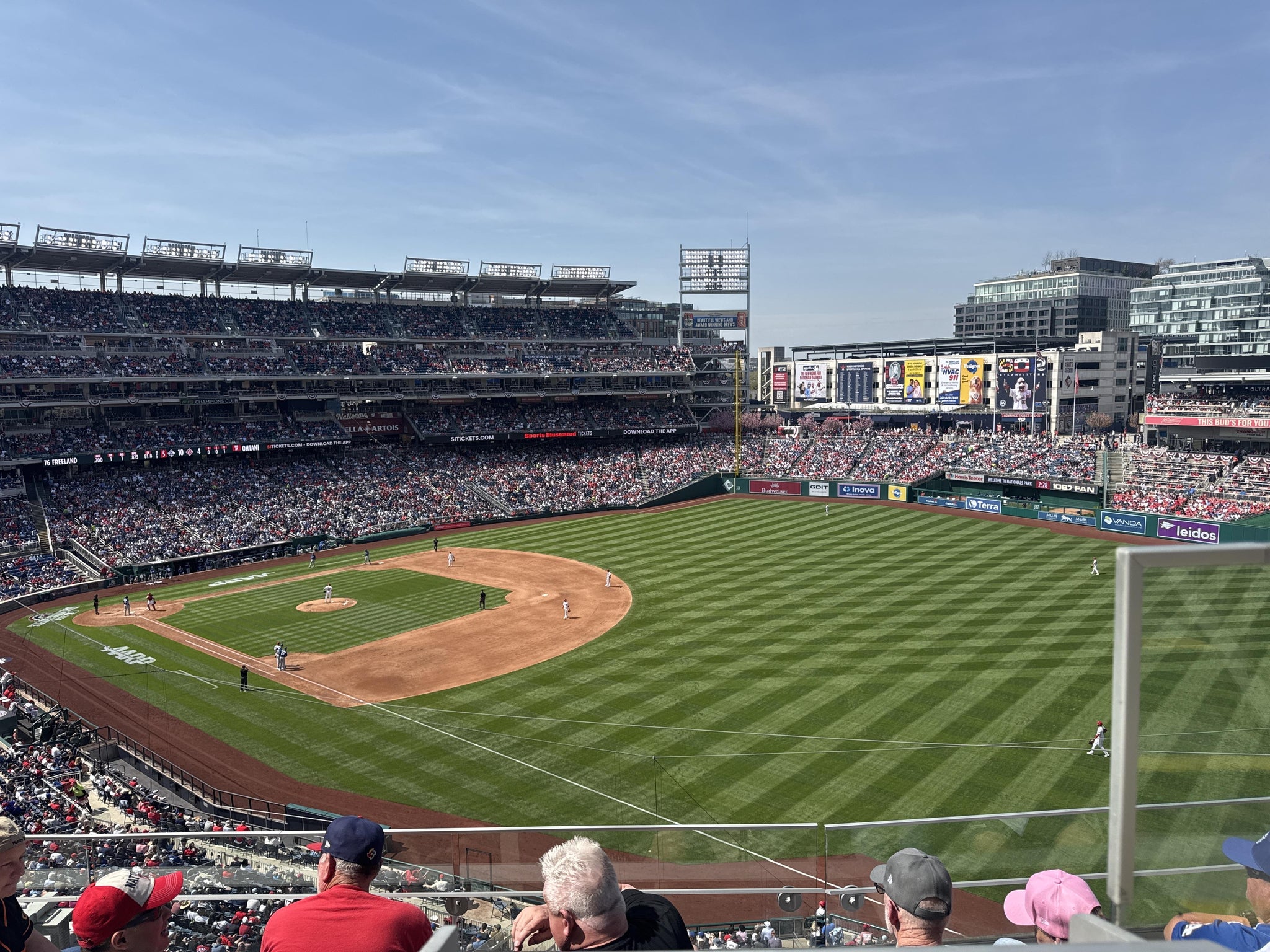 Real Fan View taken from Section 226 at Nationals Park by Jonathan F