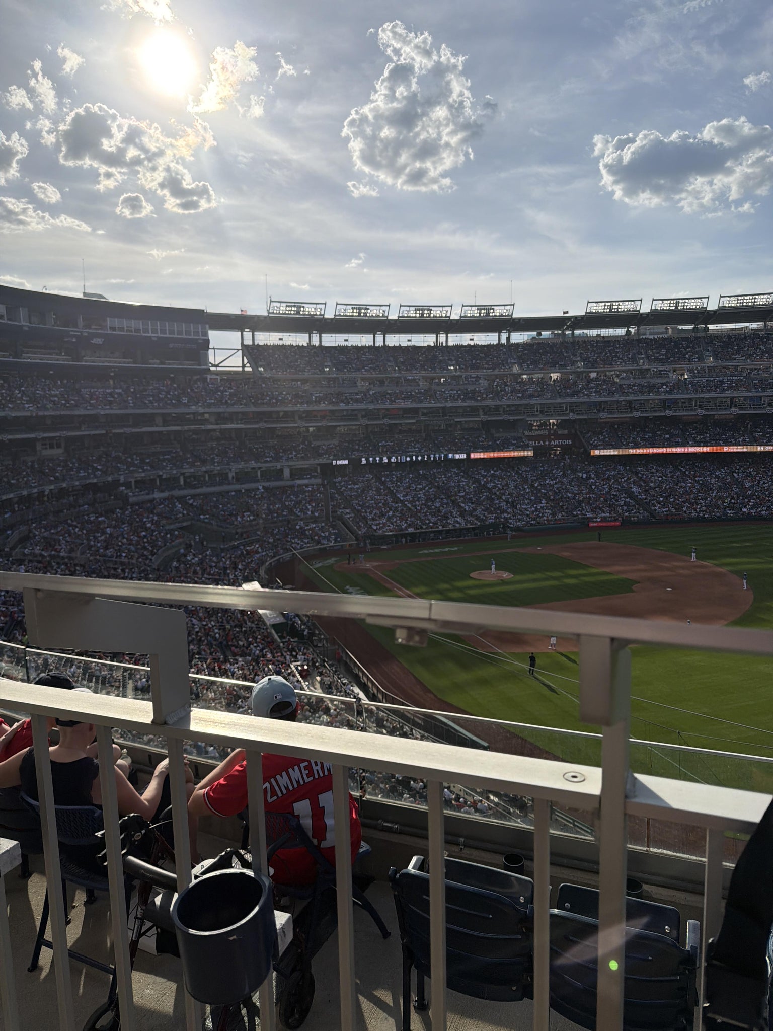 Real Fan View taken from Section 228 at Nationals Park by Brishon M