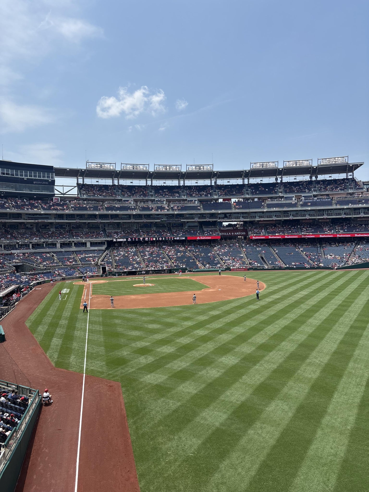 Real Fan View taken from Section 235 at Nationals Park by Vy L