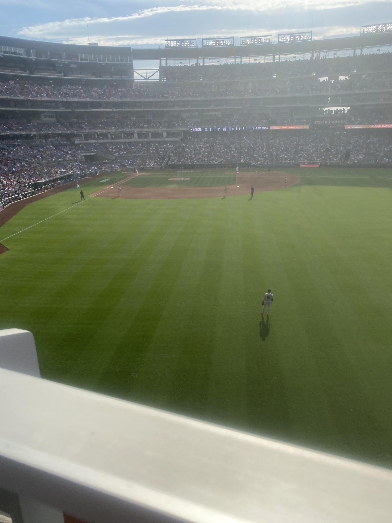 Real Fan View taken from Section 239 at Nationals Park by Jacob C
