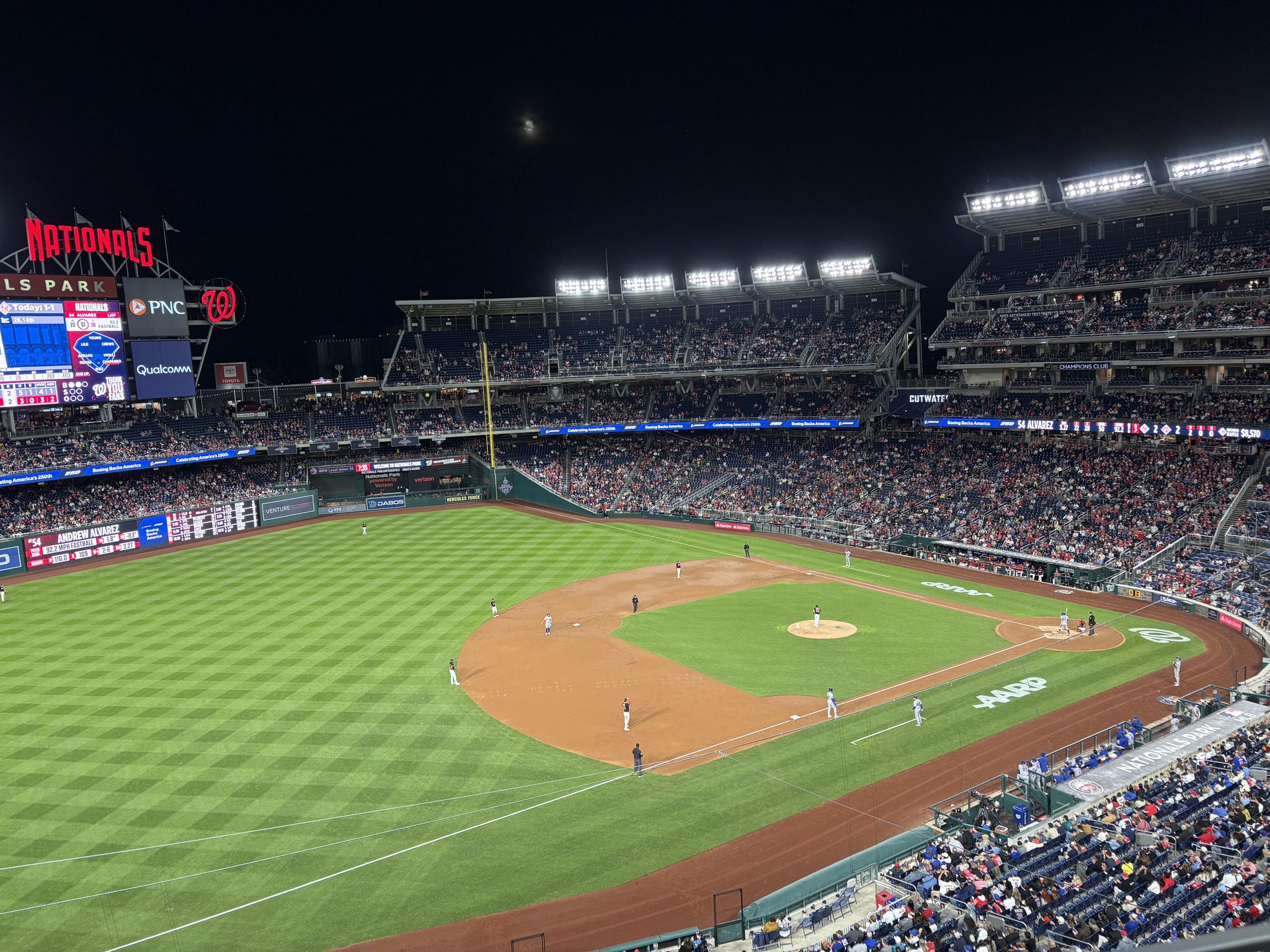 Real Fan View taken from Section 305 at Nationals Park by Matthew V