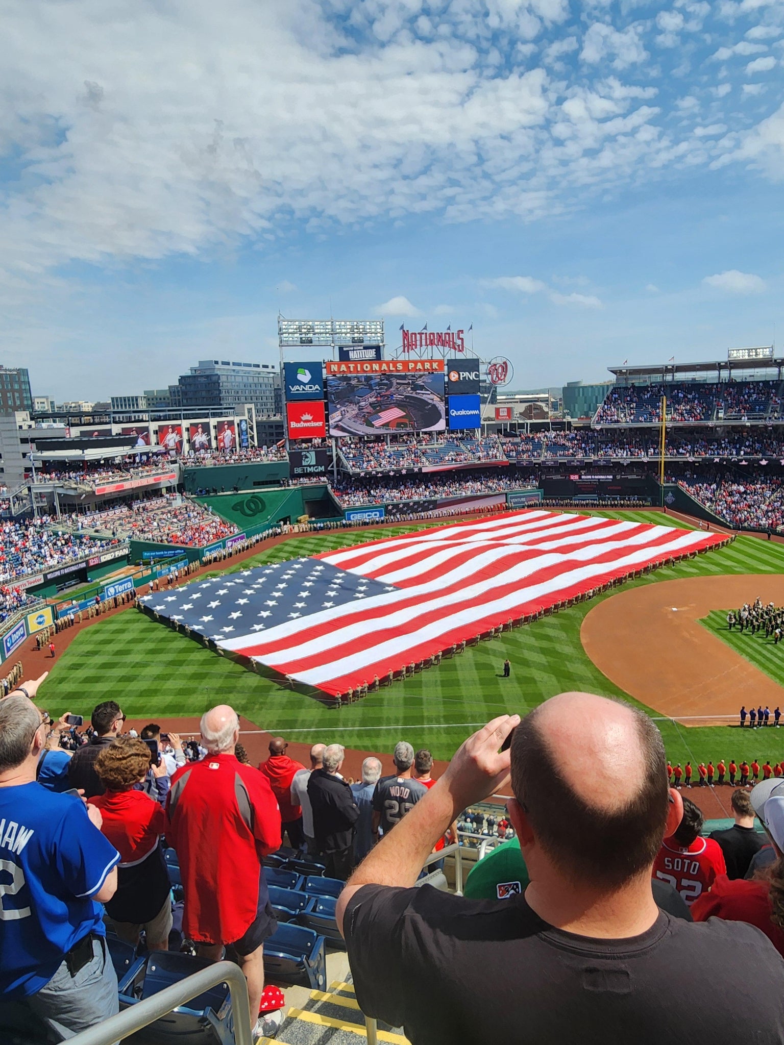 Real Fan View taken from Section 306 at Nationals Park by William (tommy) T