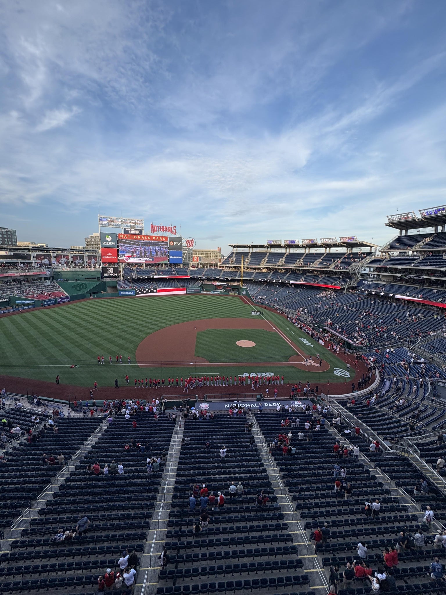 Real Fan View taken from Section 308 at Nationals Park by Jishnu P